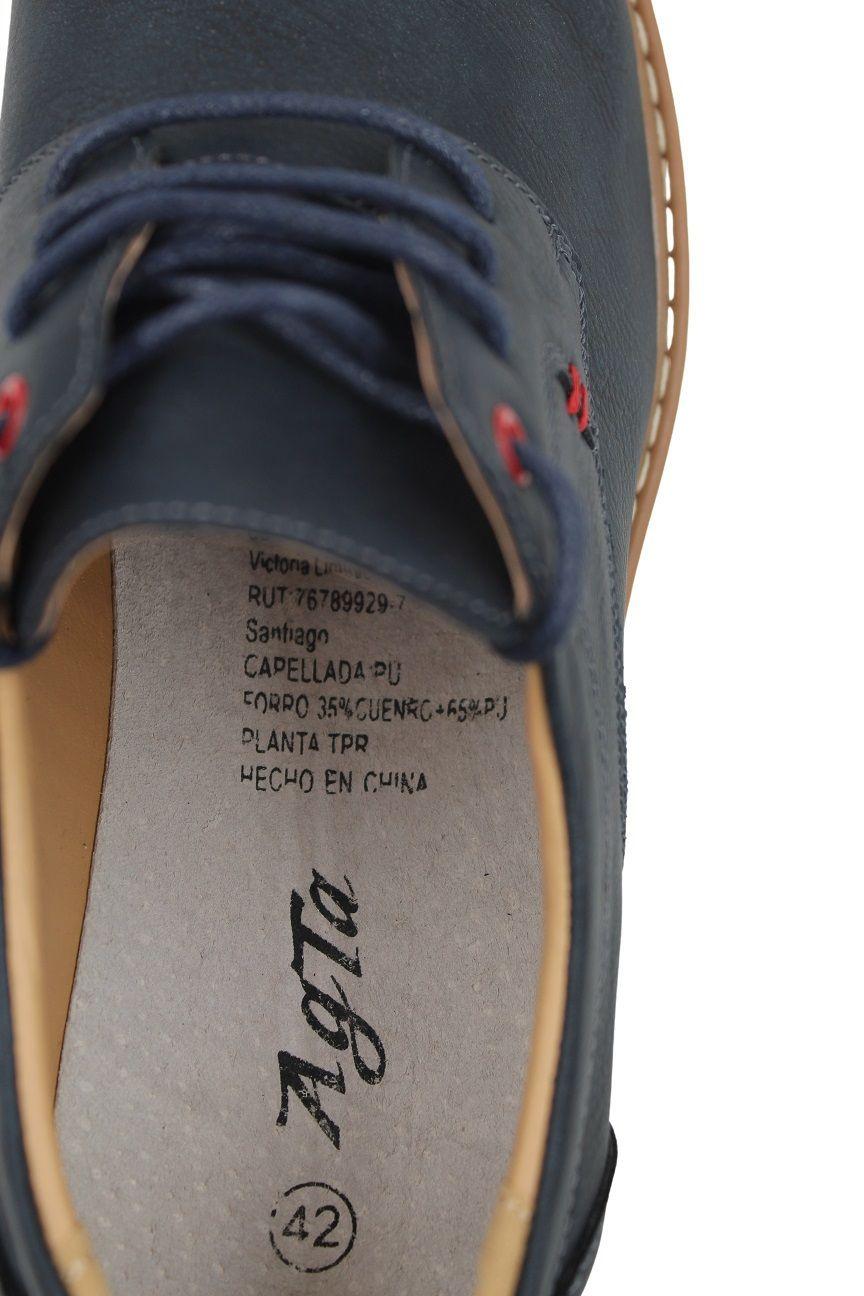 Zapato Oxford Hombre Azul-6