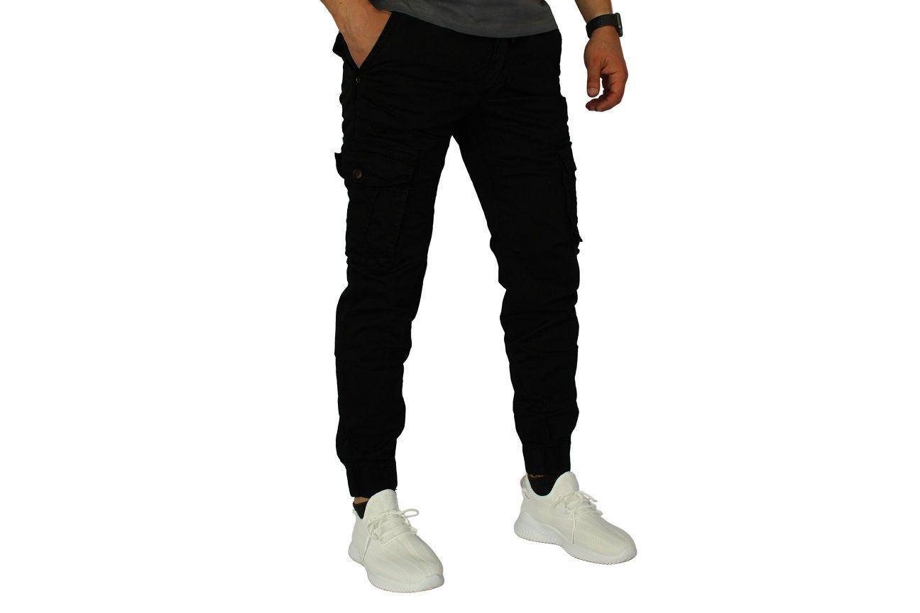 Pantalón Jogger Cargo Gabardina Hombre-0