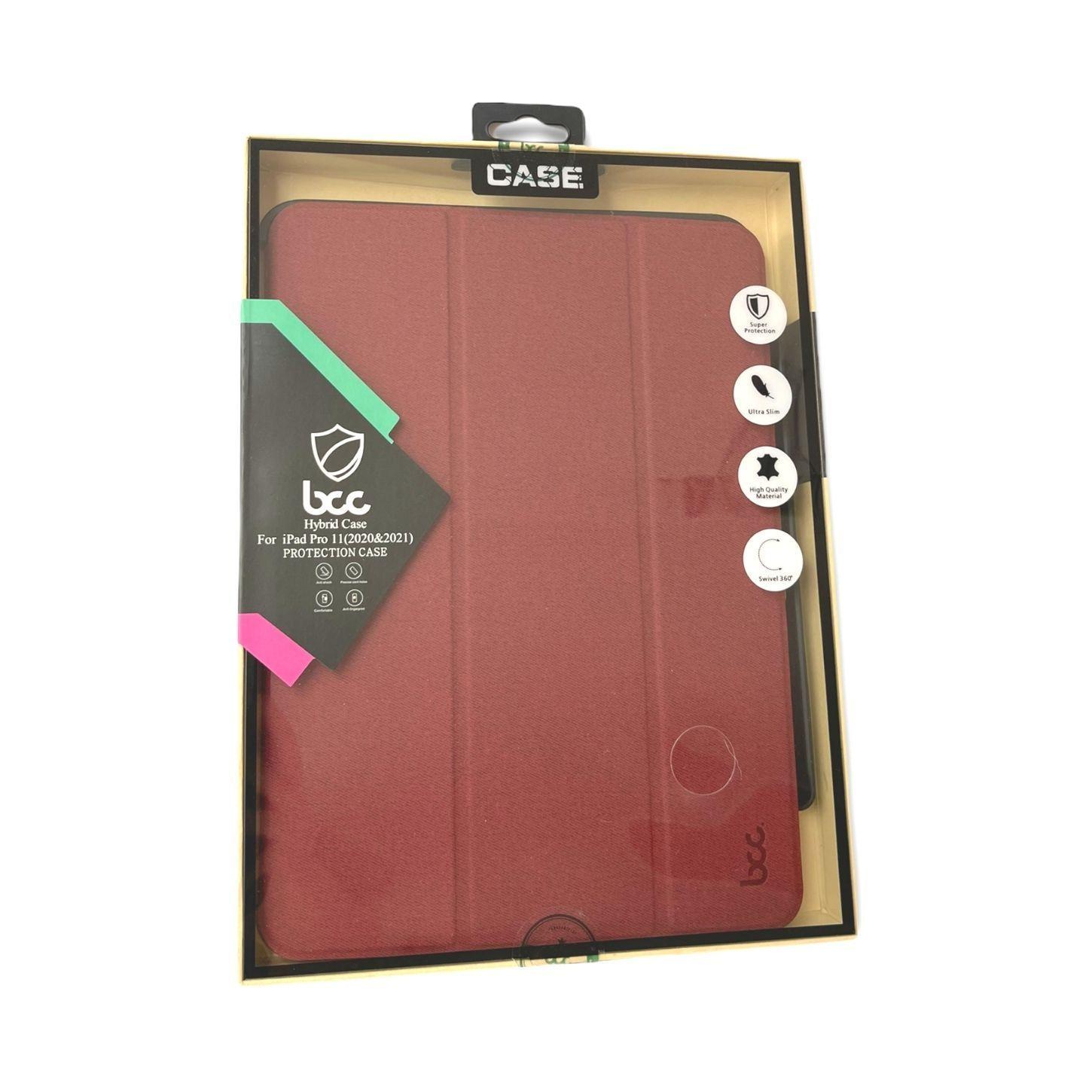 Carcasa Ipad Pro 11(2020) Hibrida  BCC02 rojo-4