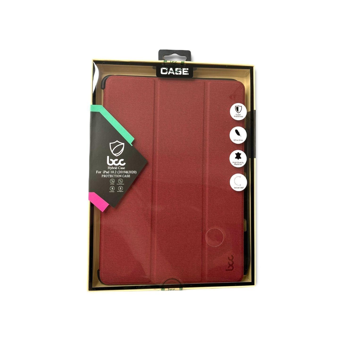 Carcasa Ipad 10.2(2019/20) Hibrida BCC03 Rojo-4