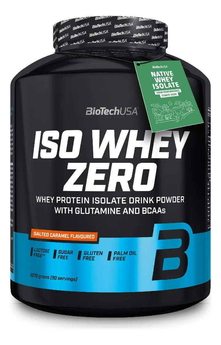 ISO WHEY ZERO- Sabor Salted Caramel Flavoured 2,27g. -0