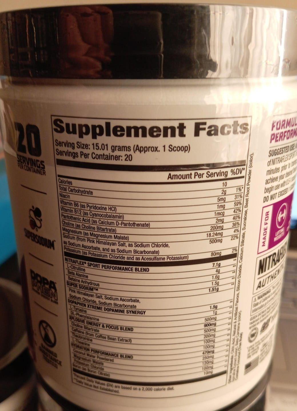NITRAFLEX GRAPE CANDY 20 SERV-1