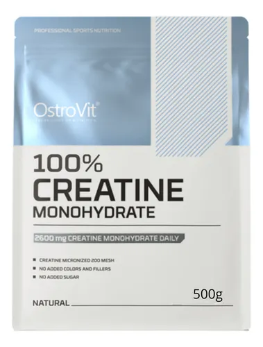 CREATINA MONOHYDRATE 500G OSTROVIT SIN SABOR -2