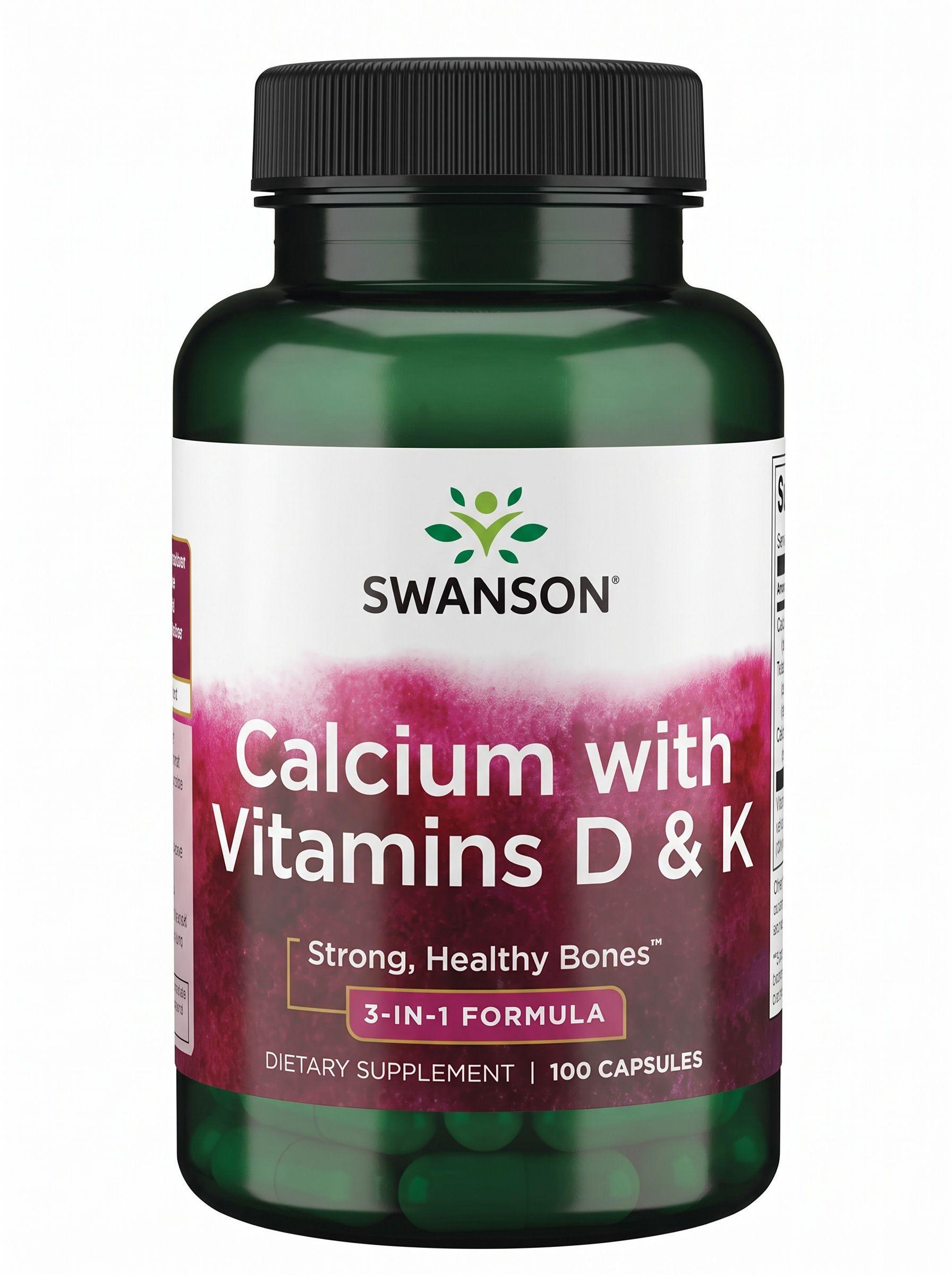 CALCIUM WITH VITAMINS D K 100CAPS-2