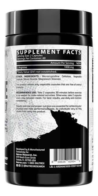 L-ARGININE 1000- 120 caps. -1