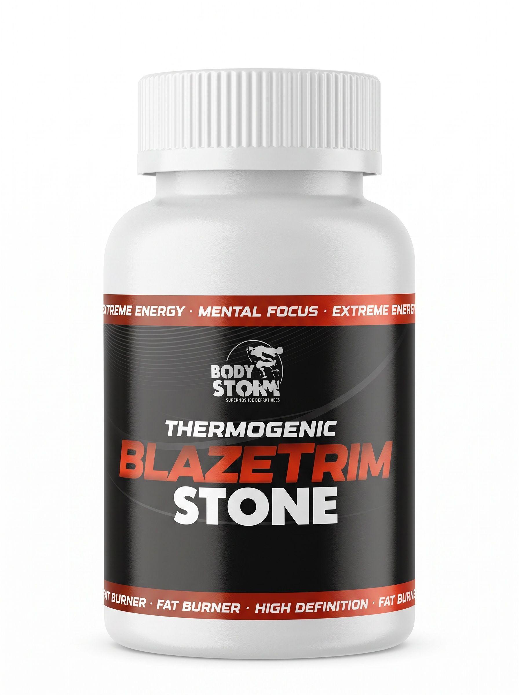 Body Stone BlazeTrim 90 Cápsulas Suplemento Termogénico con Cafeína-0