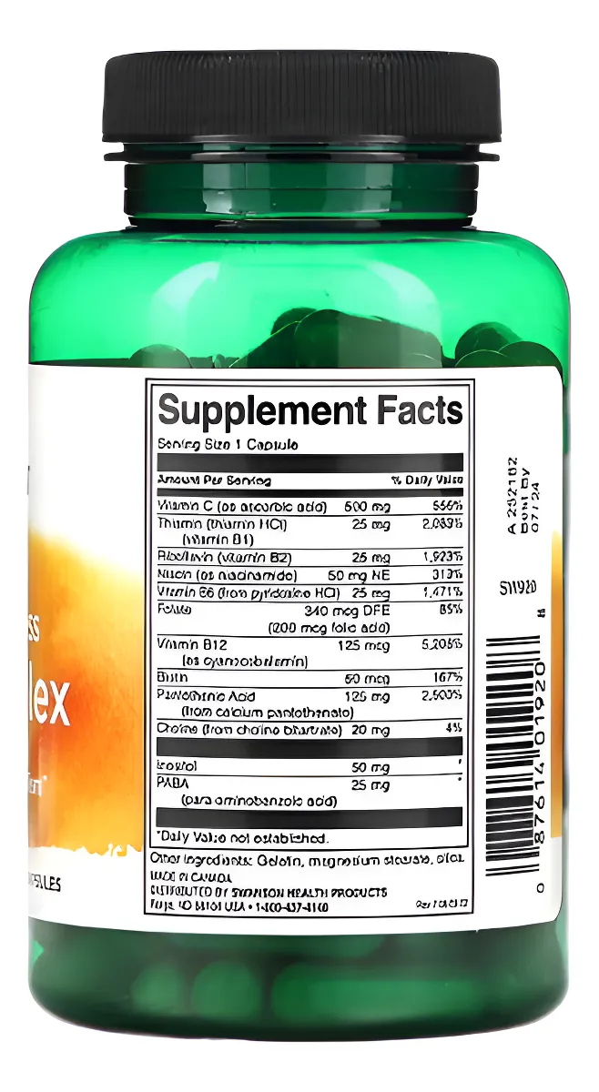 SUPER STRESS B-COMPLEX-100 Caps.-1