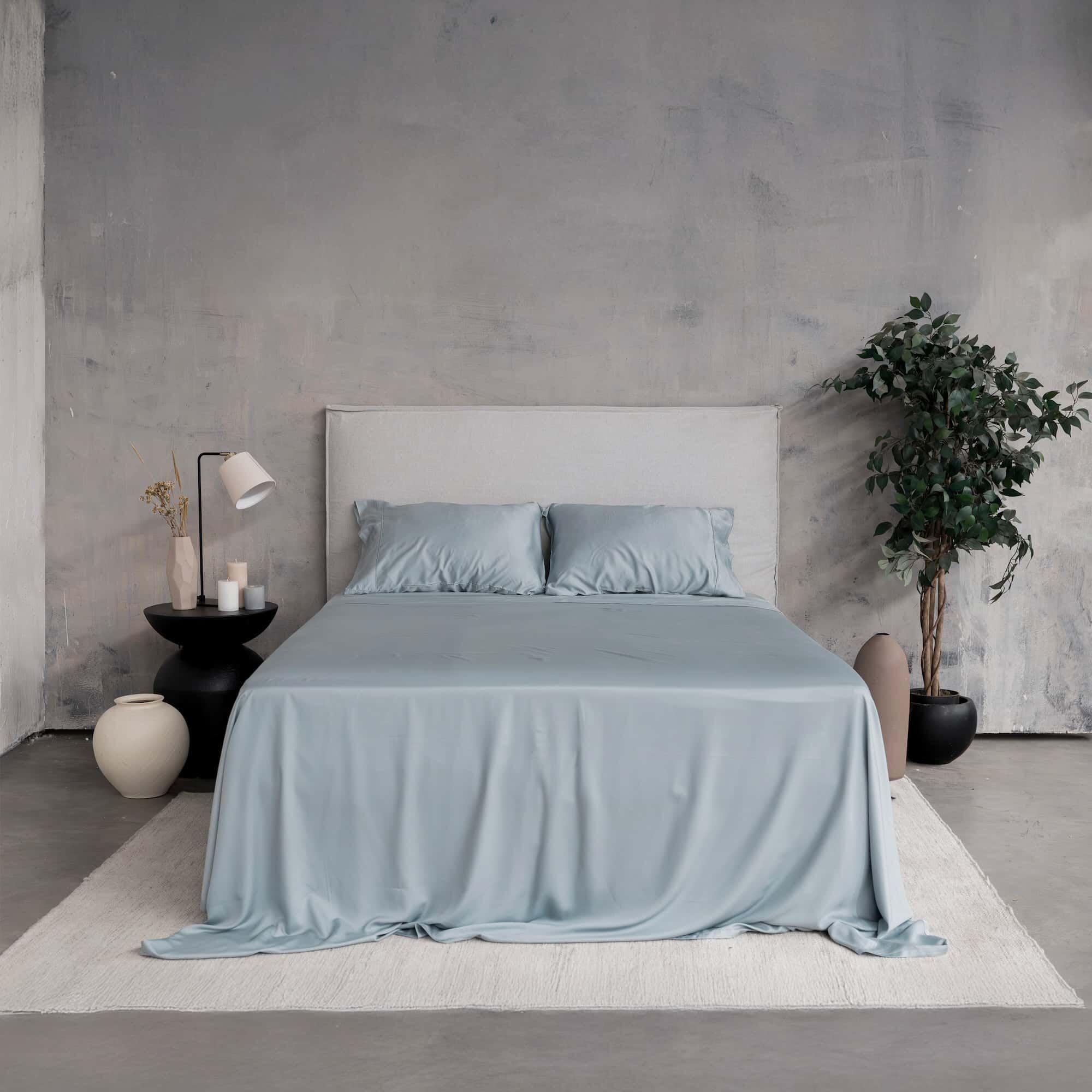 Set Sábanas Fresh Premium 1,5 Plazas 100% Bambú Orgánico 300 Hilos Ultra Suaves y Lisas-4