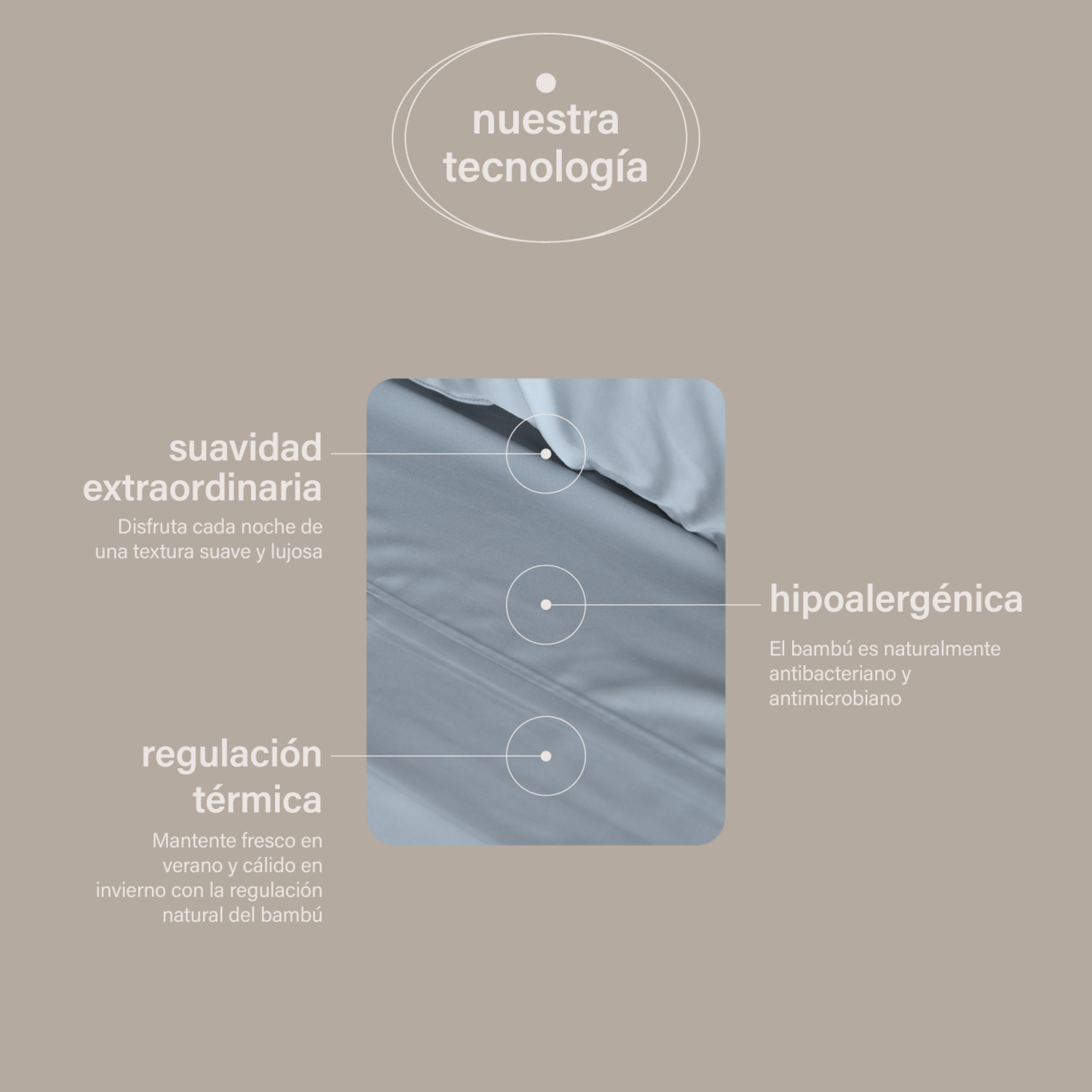 Set Sábanas Fresh Premium 1,5 Plazas 100% Bambú Orgánico 300 Hilos Ultra Suaves y Lisas-3