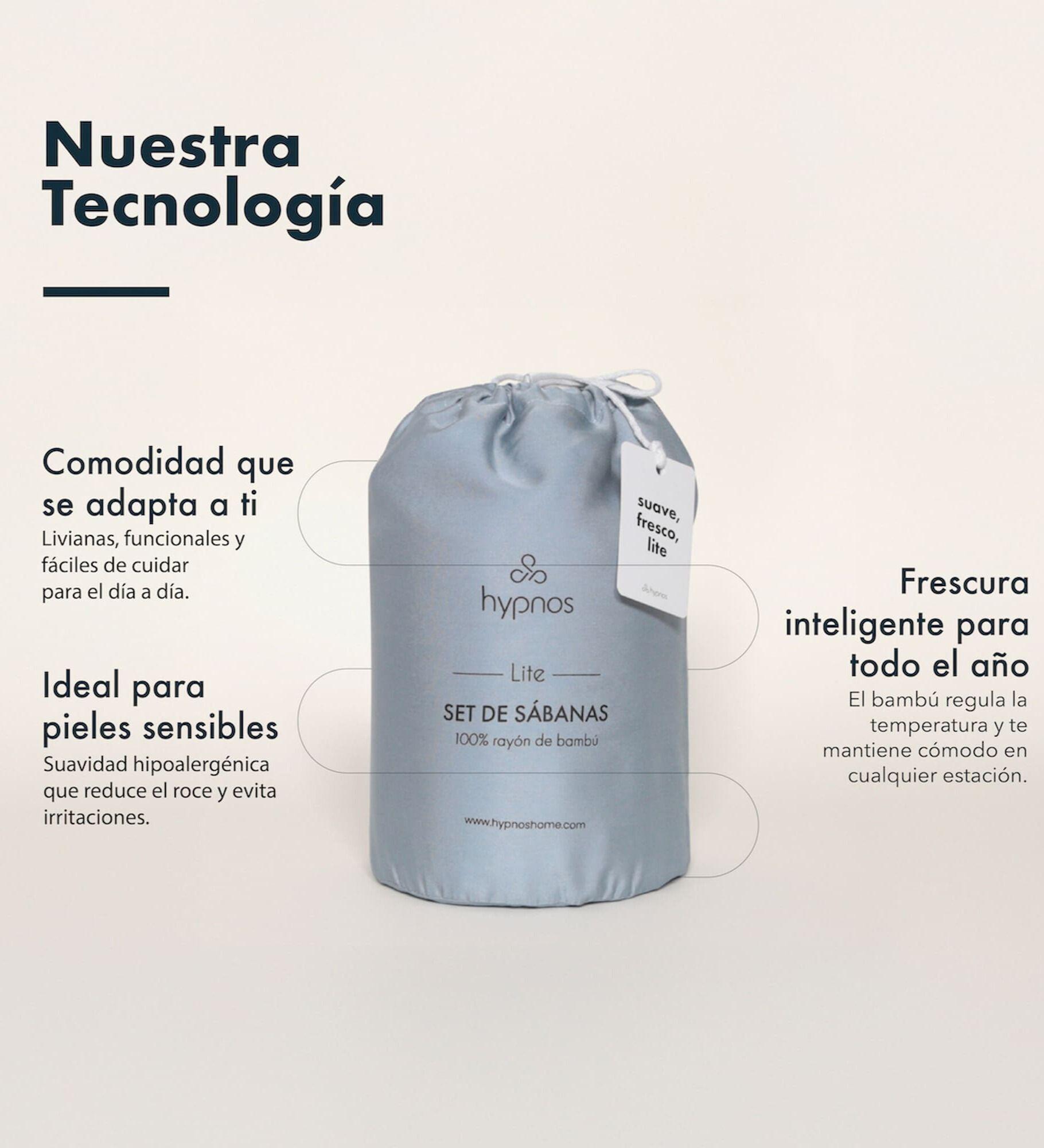 Set Sábanas Pro 2 Plazas 100% Bambú 200 Hilos Ultra Suaves e Hipoalergénicas-2