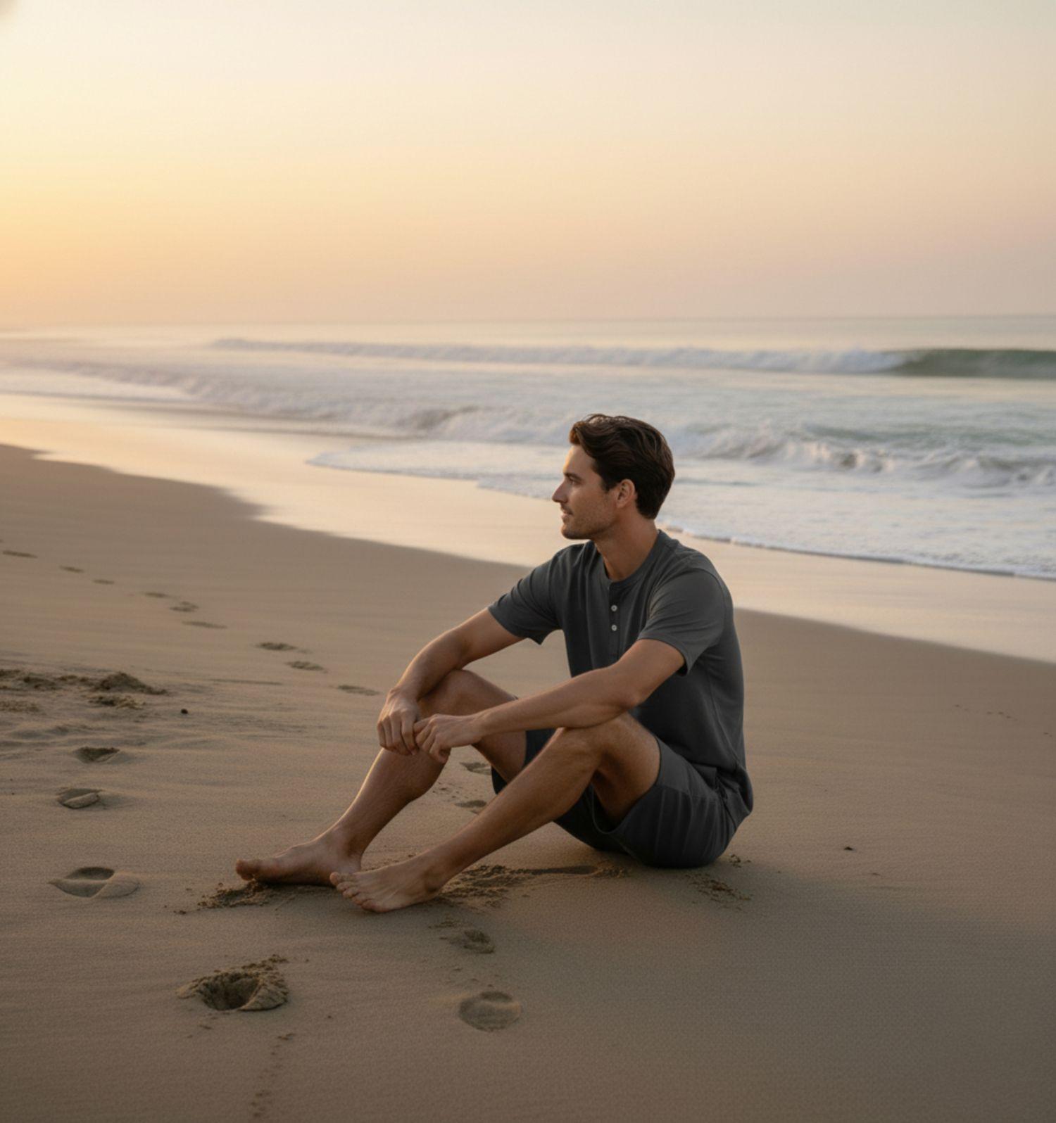 Set Pijama Corto Hombre 100% Bambú Ultrasuave-3