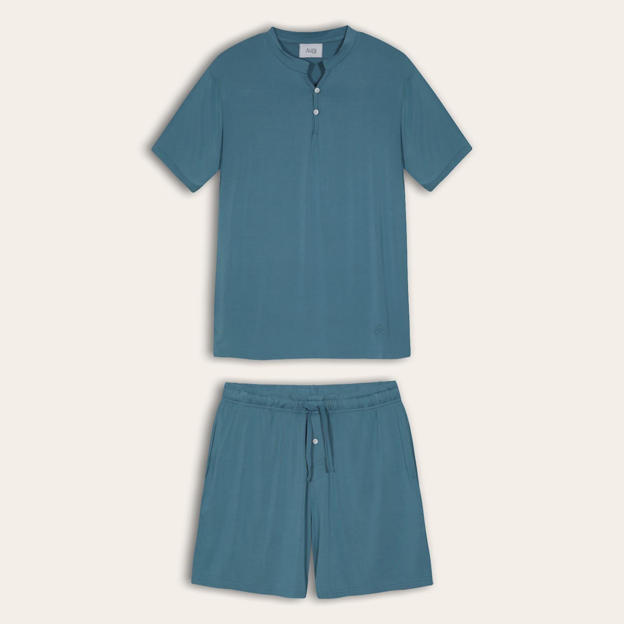 Set Pijama Hombre - Corto - 100% Bambú - Fresco y Suave - Hypnos-0