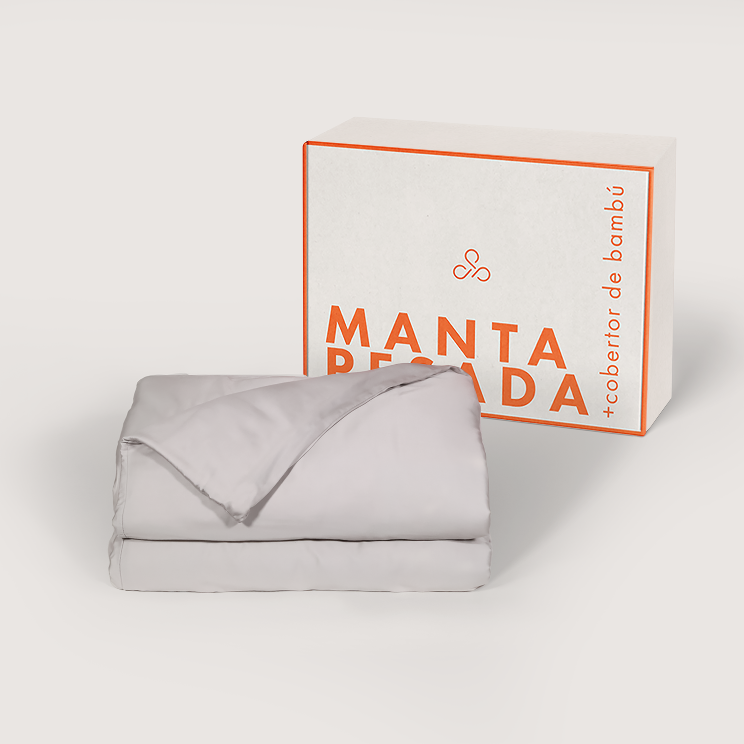 Manta Pesada Premium + Cobertor Bambú 1/1,5 Plazas 7 Kg Antiestrés-1