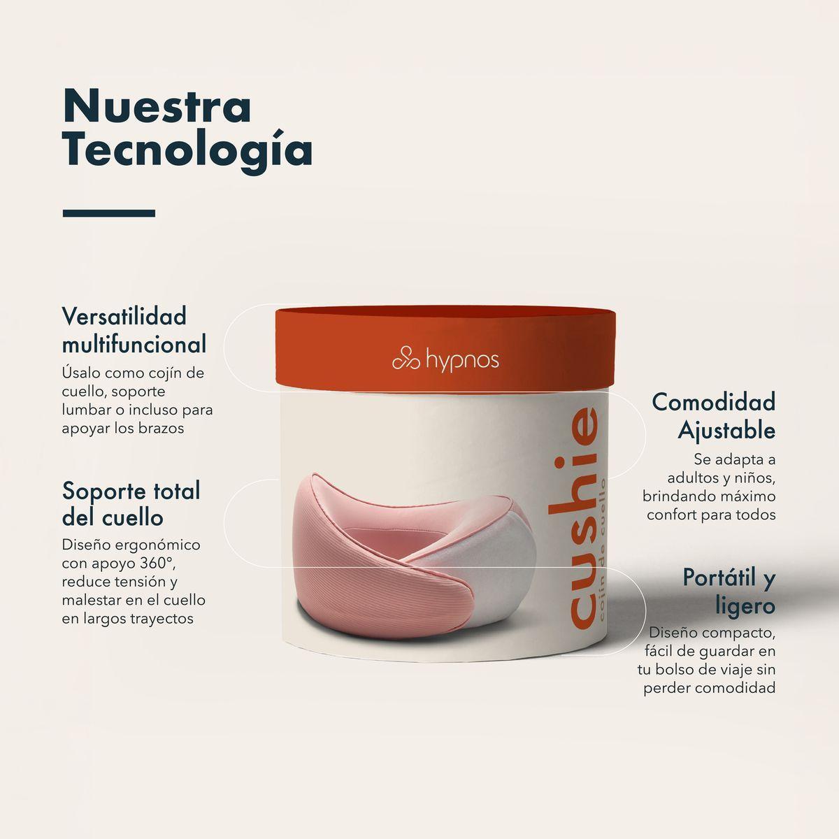 Pack Viajero | Antifaz Negro + Almohada De Viaje | Hypnos-4