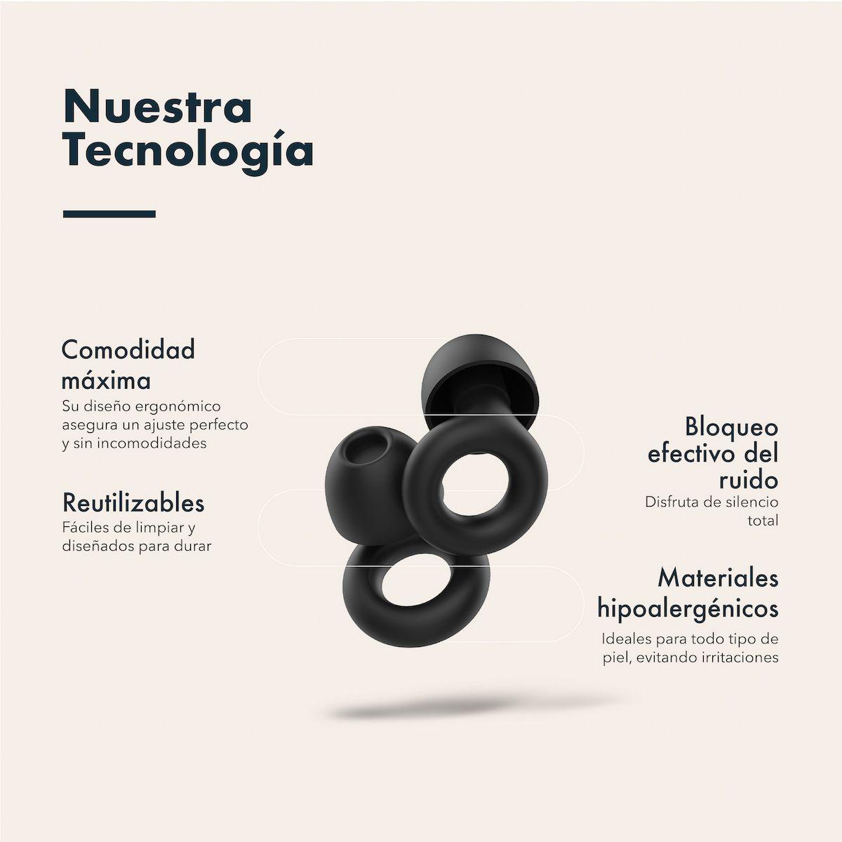 Pack Travel Pro | Antifaz Gris + Tapón Negro + Almohada Viaje | Hypnos-5