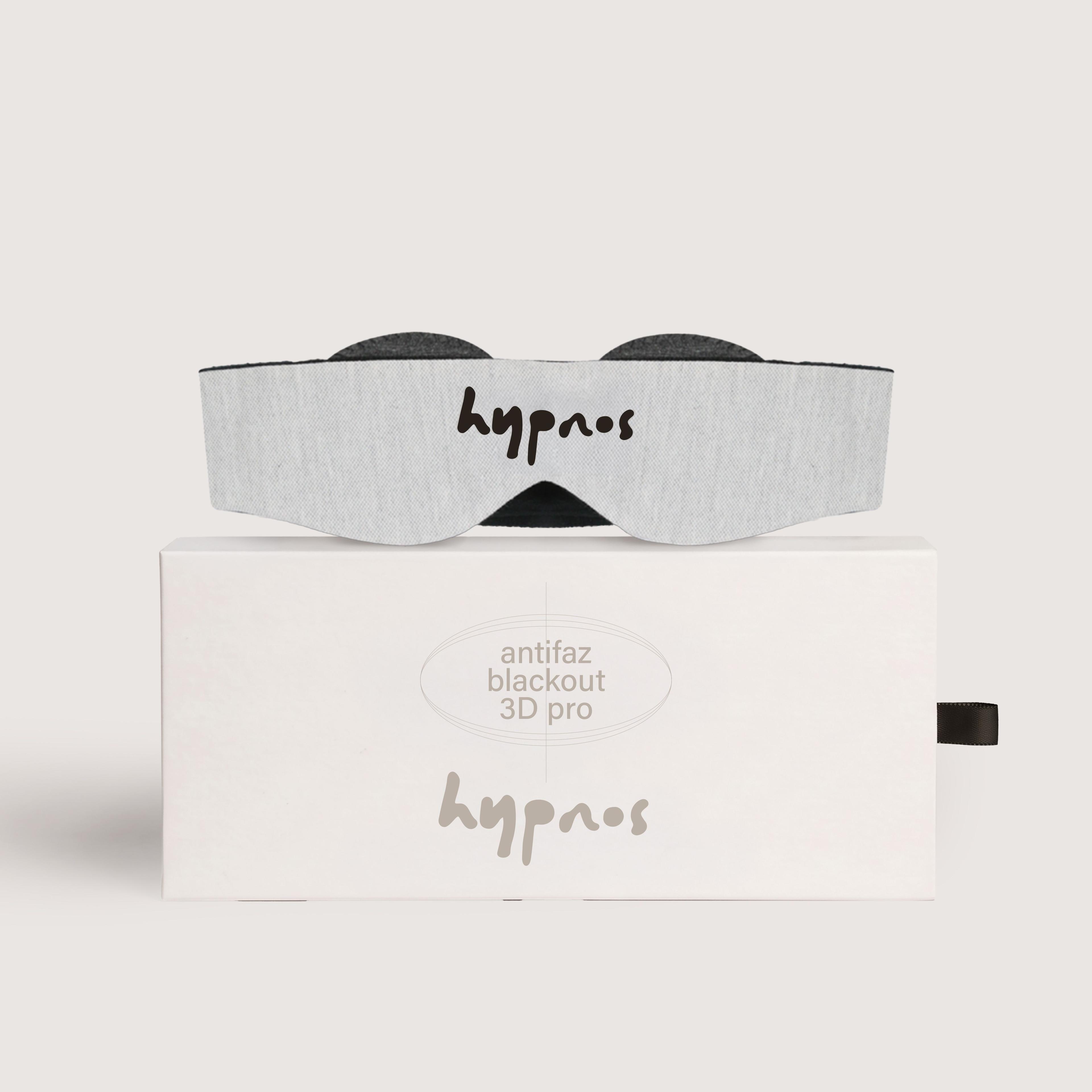 Pack Travel Pro | Antifaz Gris + Tapón Negro + Almohada Viaje | Hypnos-6