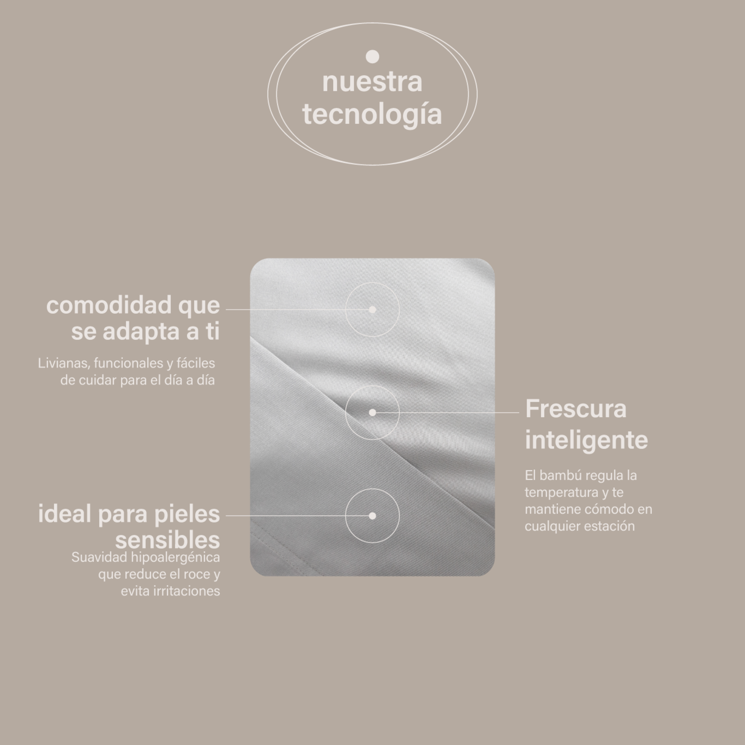 Set 2 Fundas Almohada Lite | 50x70 | 100% Bambú | Hypnos-2