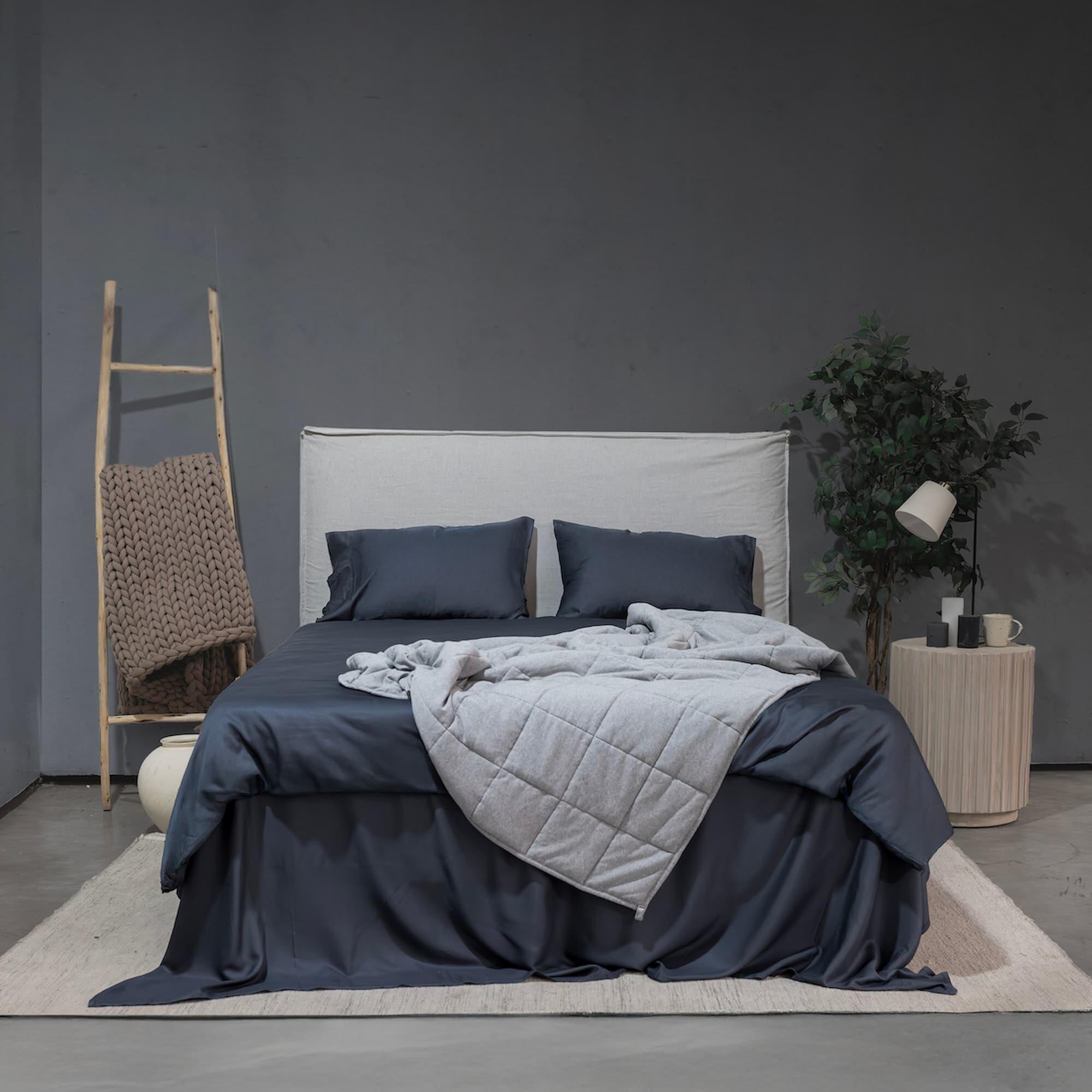 Frazada Pesada Algodón Orgánico Antiestrés Mejora el Sueño-3