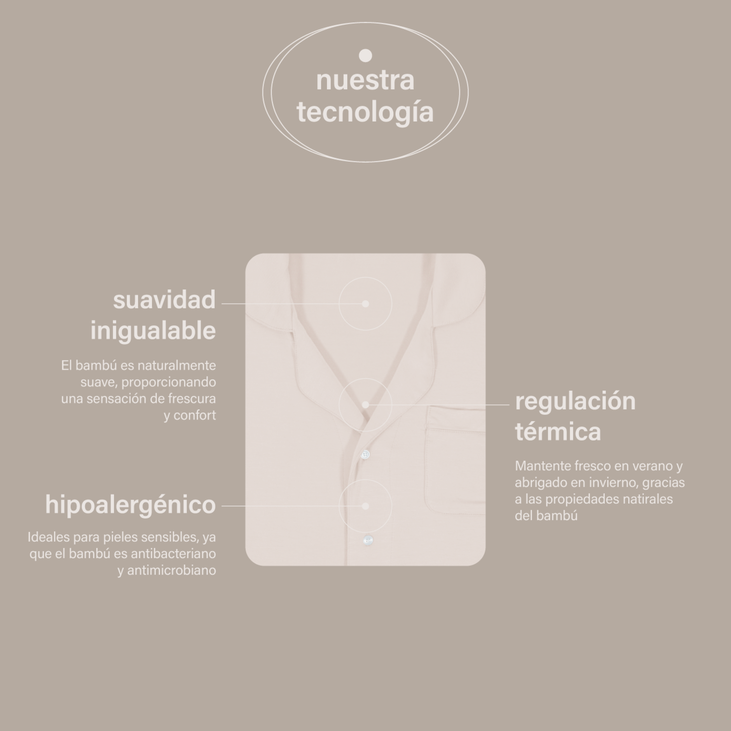 Set Pijama Corto Mujer 100% Bambú Ultrasuave-2