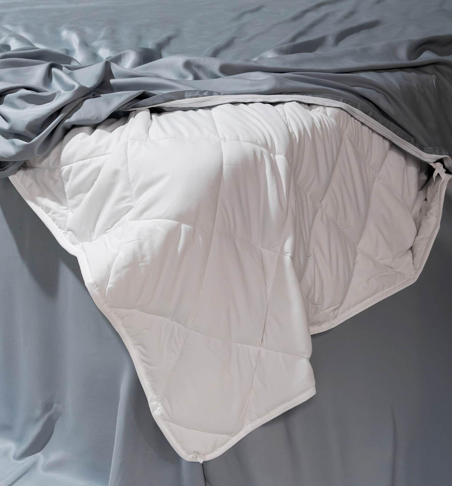Manta Pesada + Cobertor Bambú 1/1,5 Plazas 9 Kg Antiestrés-4