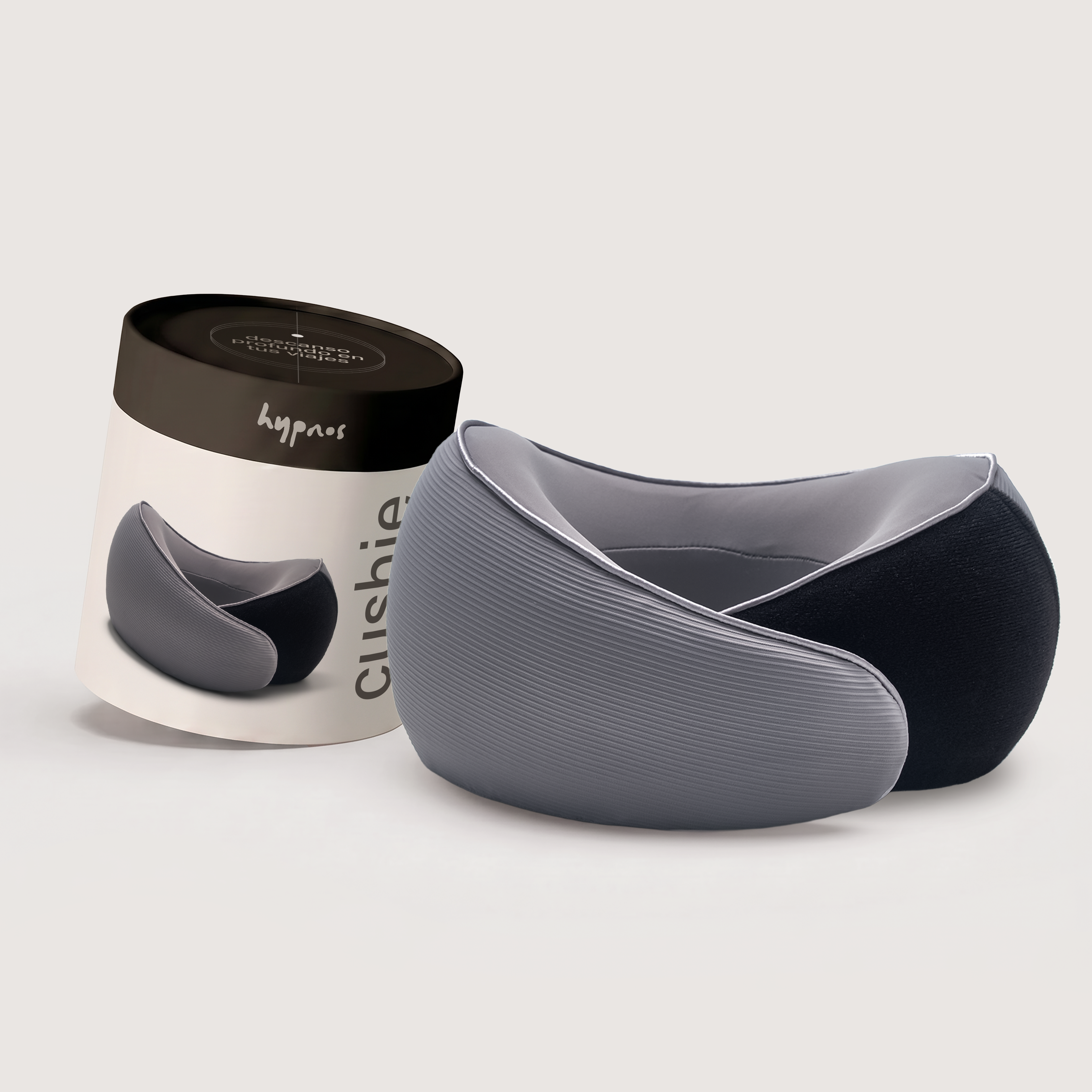 Almohada/Cojín Viaje Premium Soporte 360 Espuma Viscoelástica Cushie-0