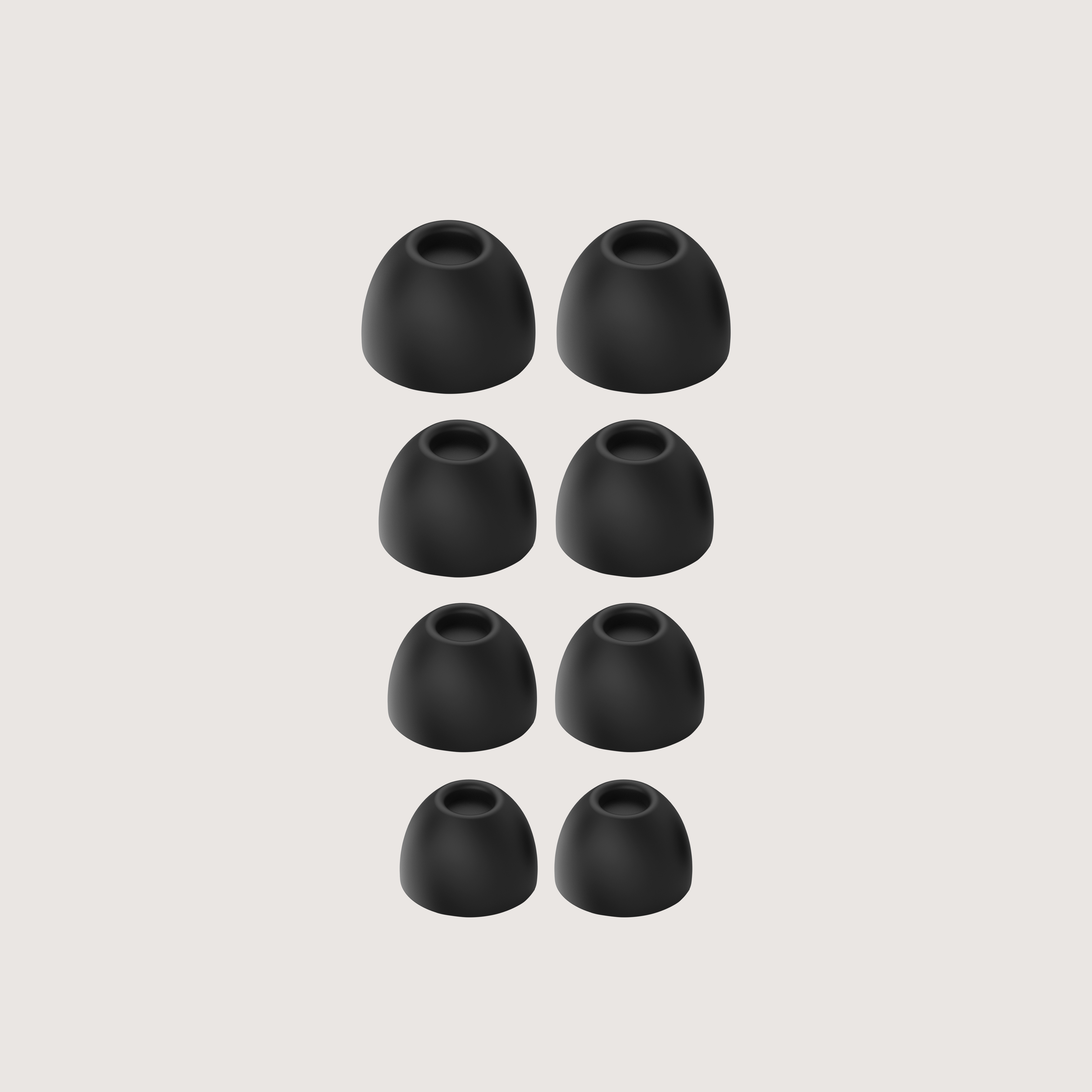 Tapones para Oídos Reutilizables e Hipoalergénicos Silicona 30 db Negro-3