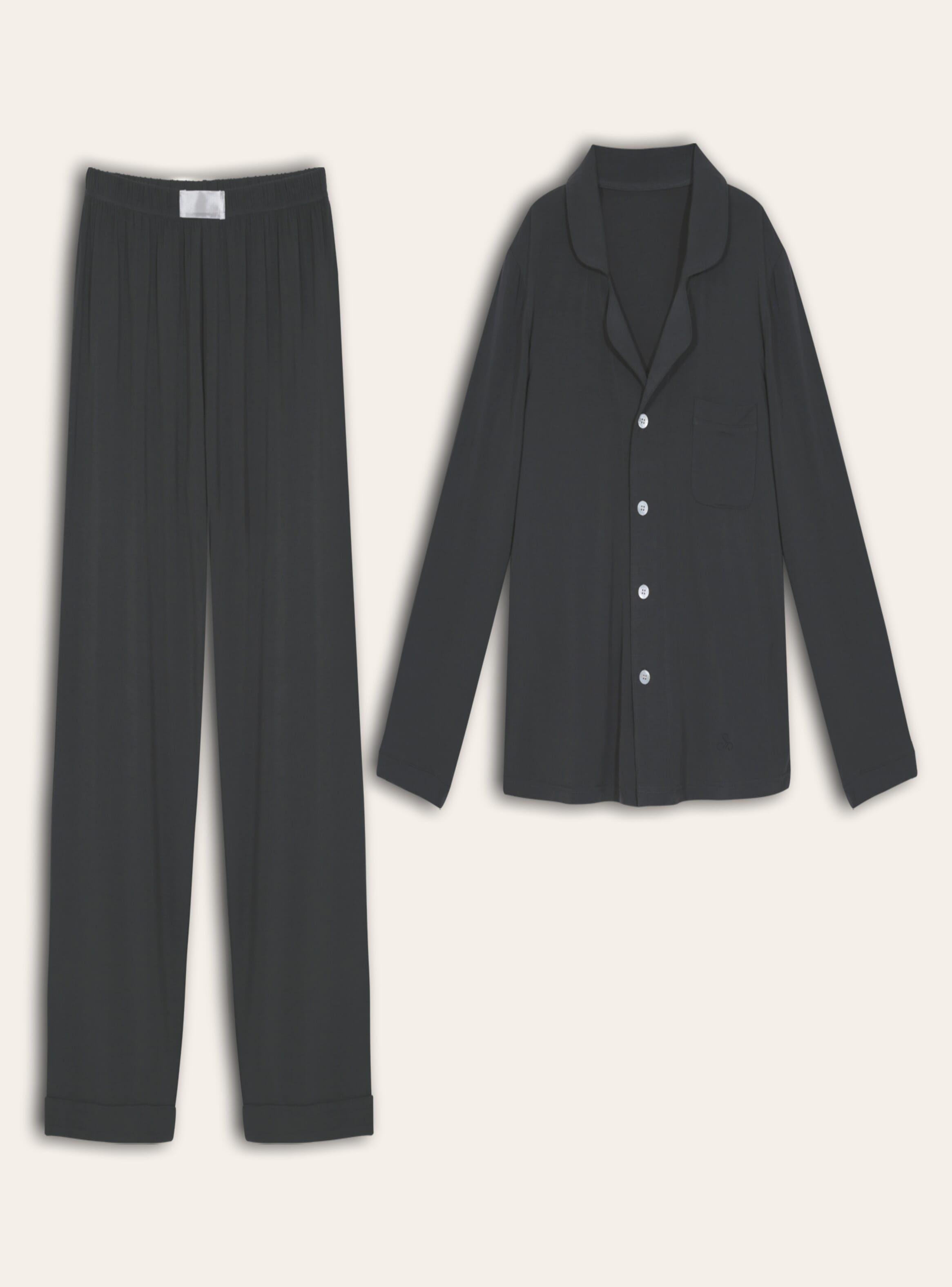 Set Pijama Largo Mujer 100% Bambú Ultrasuave-0