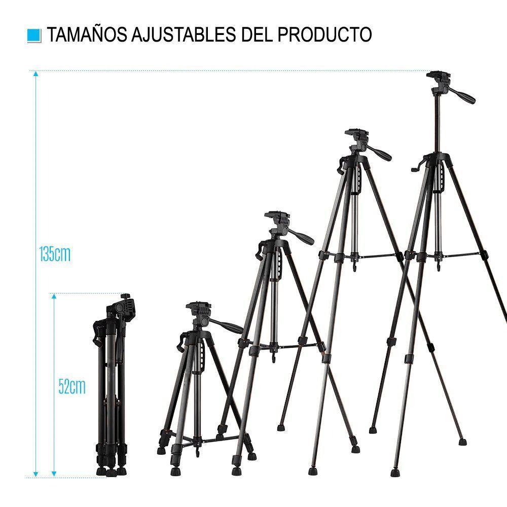 Tripode Camara Profesional Tripode Universal Tripode Celular-2
