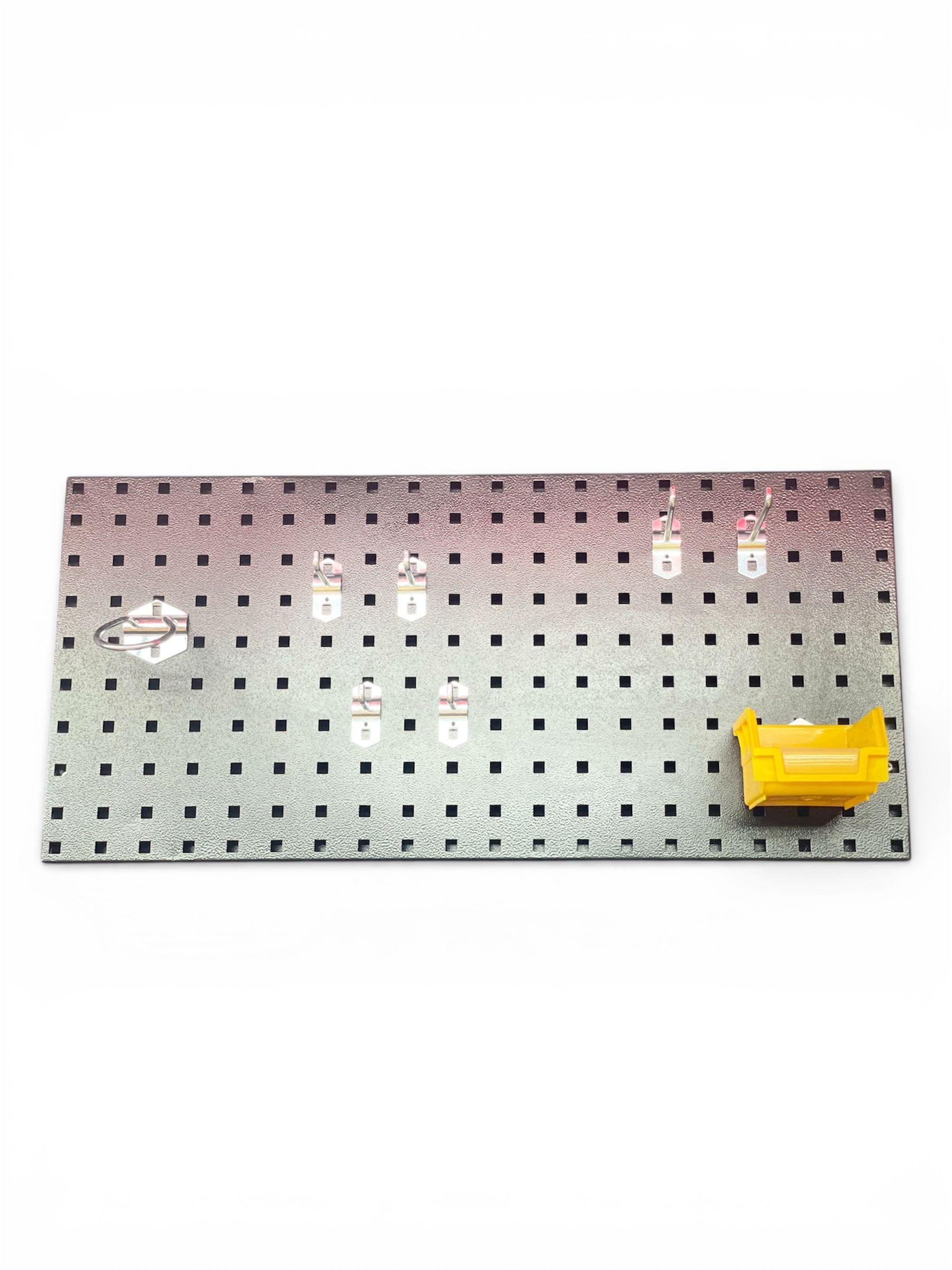 Kit Panel organizador de Herramientas ranurado 75 x 35 cm con accesorios-1