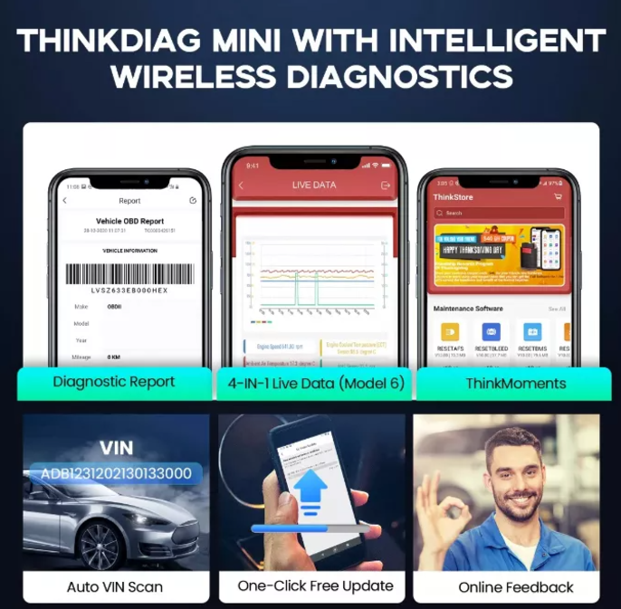 Scanner Automotriz Thinkdiag Mini. Gratis De Por Vida-4
