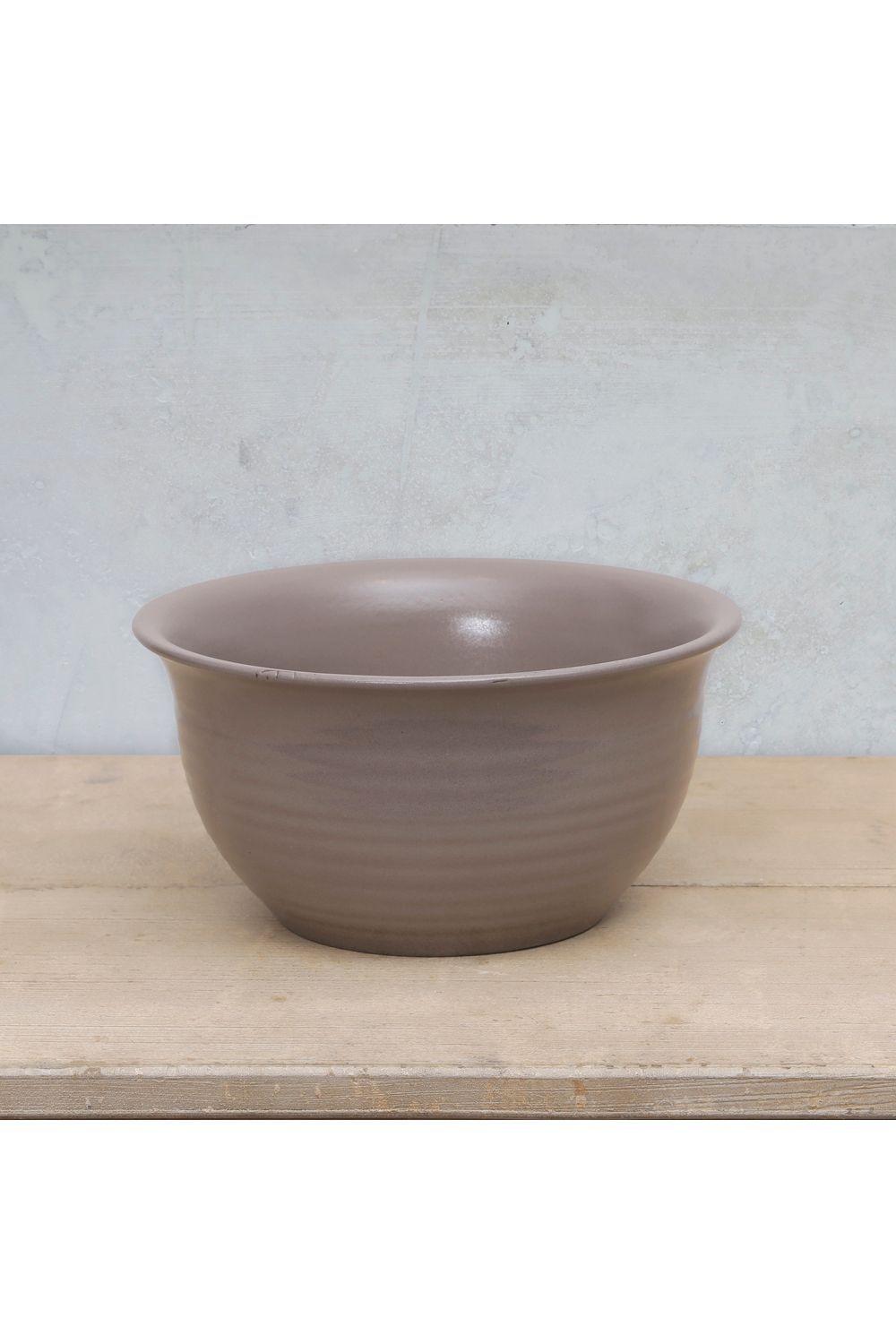 Set Fuente y Bowl Simple by Puro de Cerámica - Gris -2