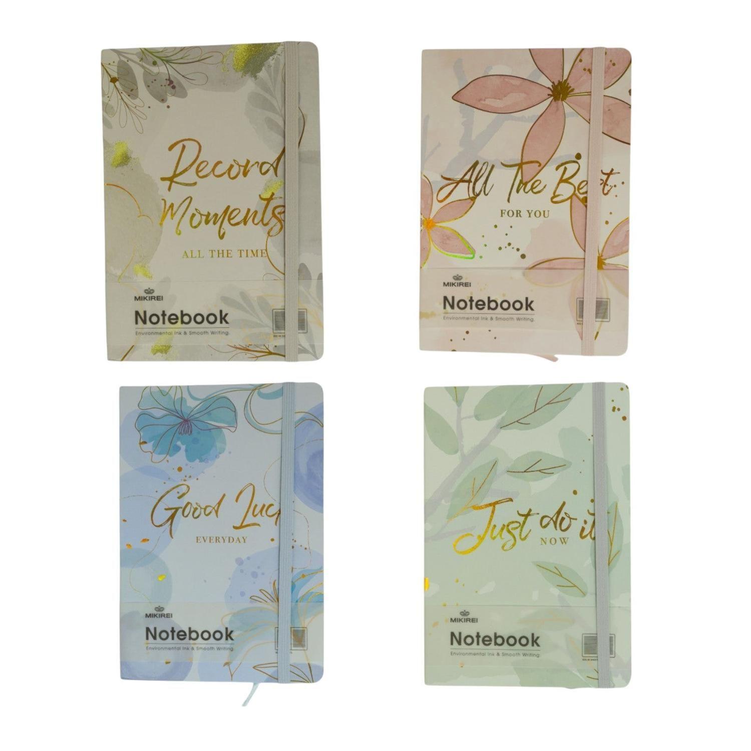 Cuaderno con flores chico 10.5 x 7.5 cm-8