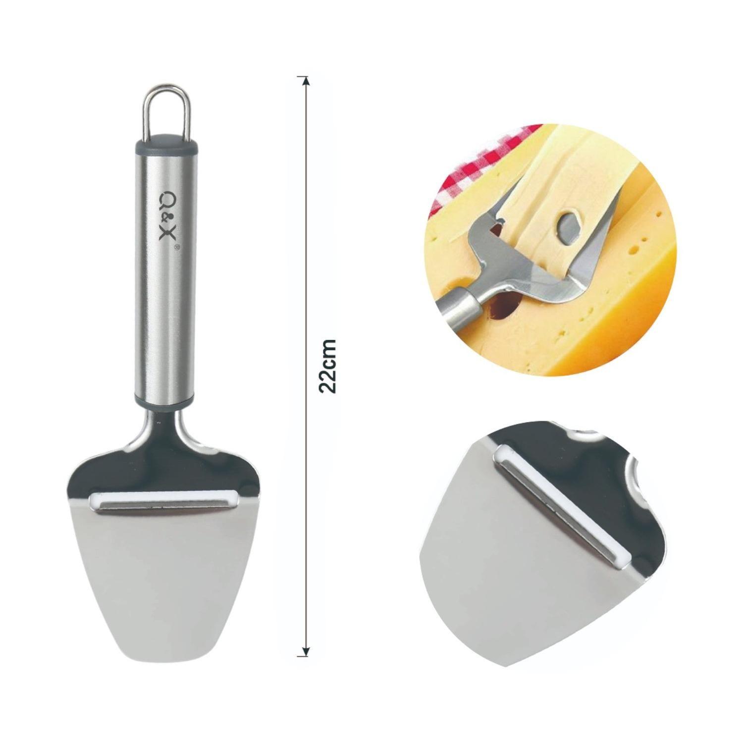 TXM29-13 Espatula para queso con mango ovalado 22X7.4CM-2