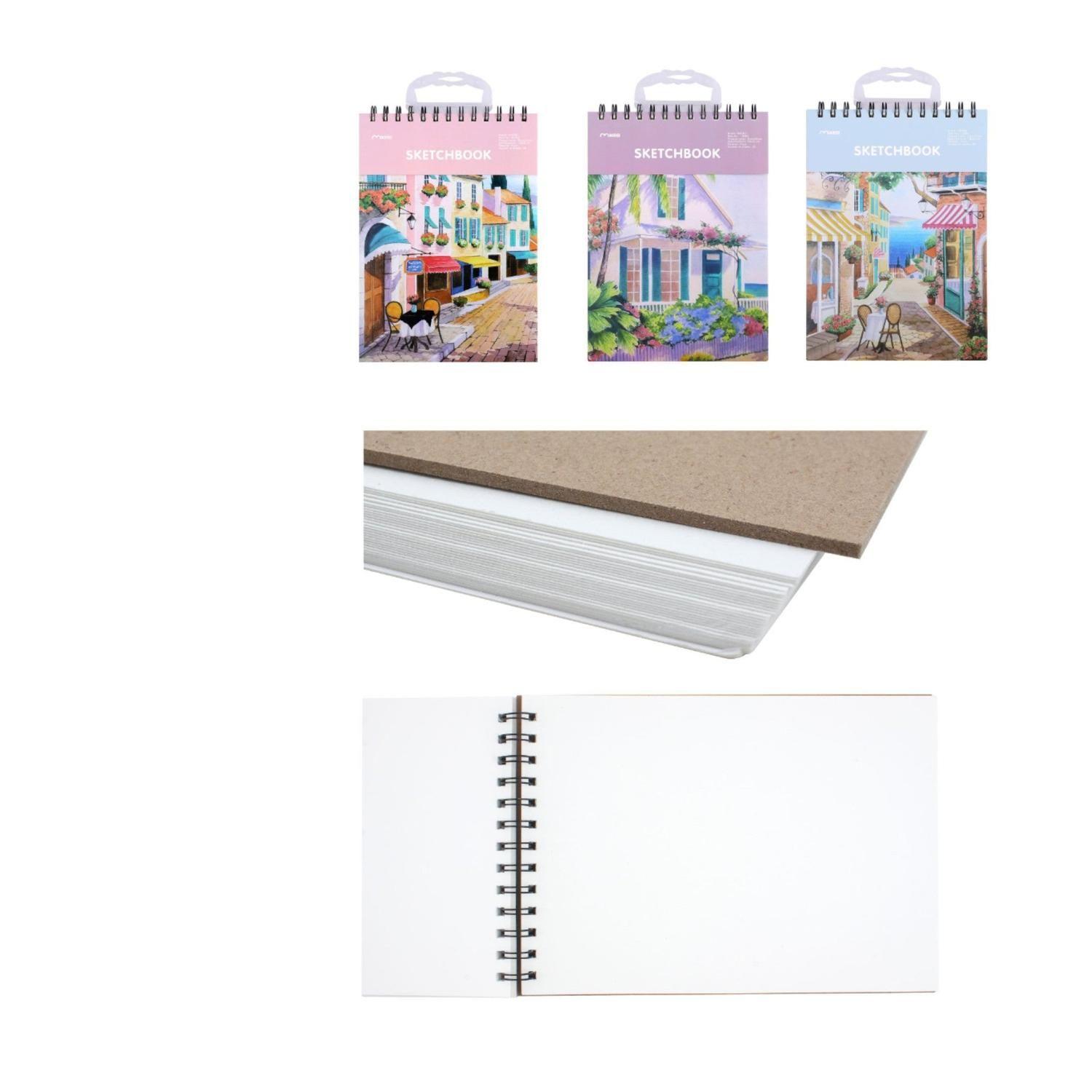 BXS10284B5-1-4 - Cuaderno de dibujo 25x18 cm-0