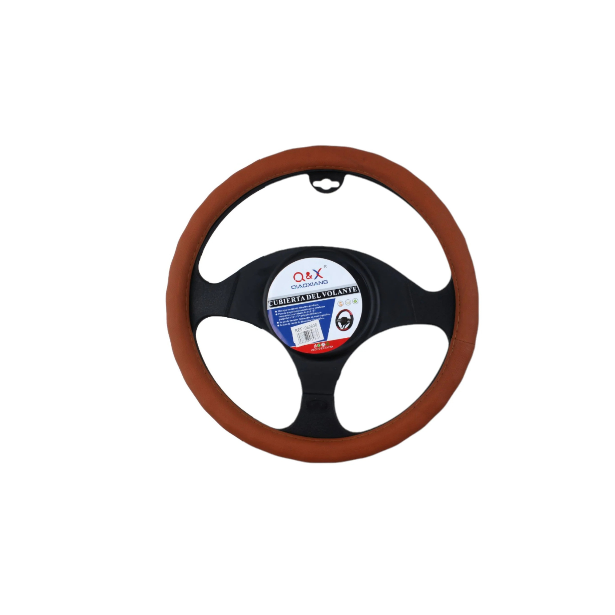 Funda de volante con diseño ergonómico y ventilación mejorada-0