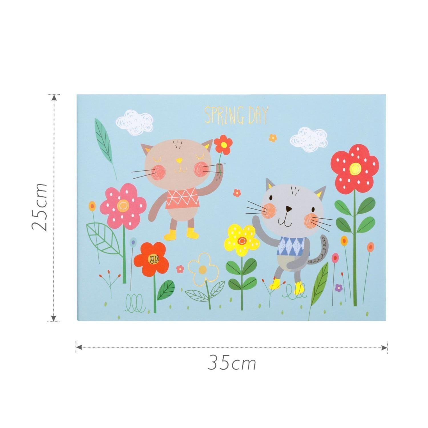 HH12384A3-1-4 - Cuaderno de dibujo 25x35 cm (horizontal)-1