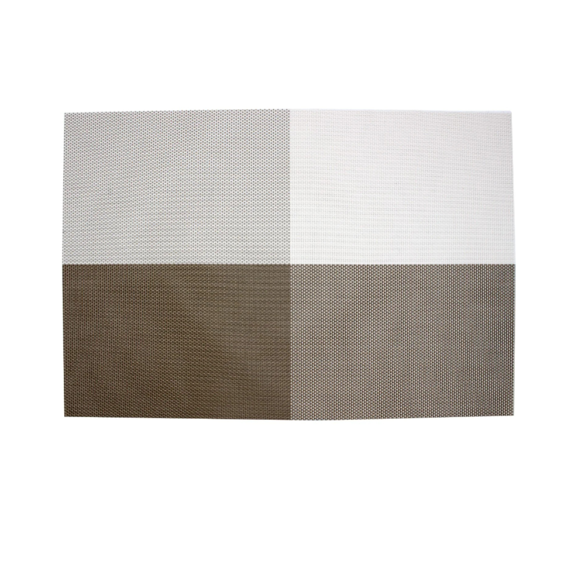 Juego de 6 individuales rectangulares con diseño de cuadros, 30x45 cm-0