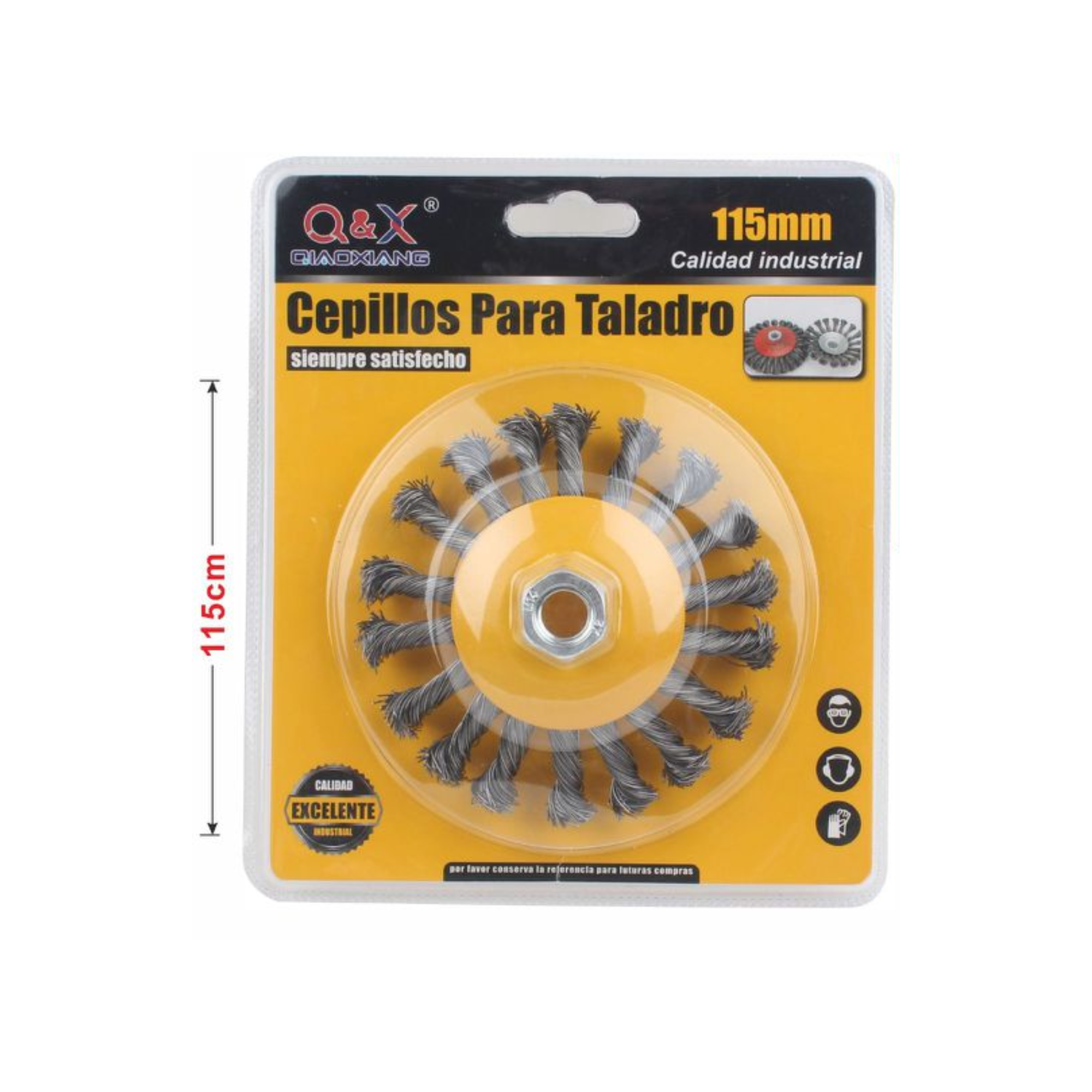 1 Cepillo De Disco De Alambre De 115 Mm.-1