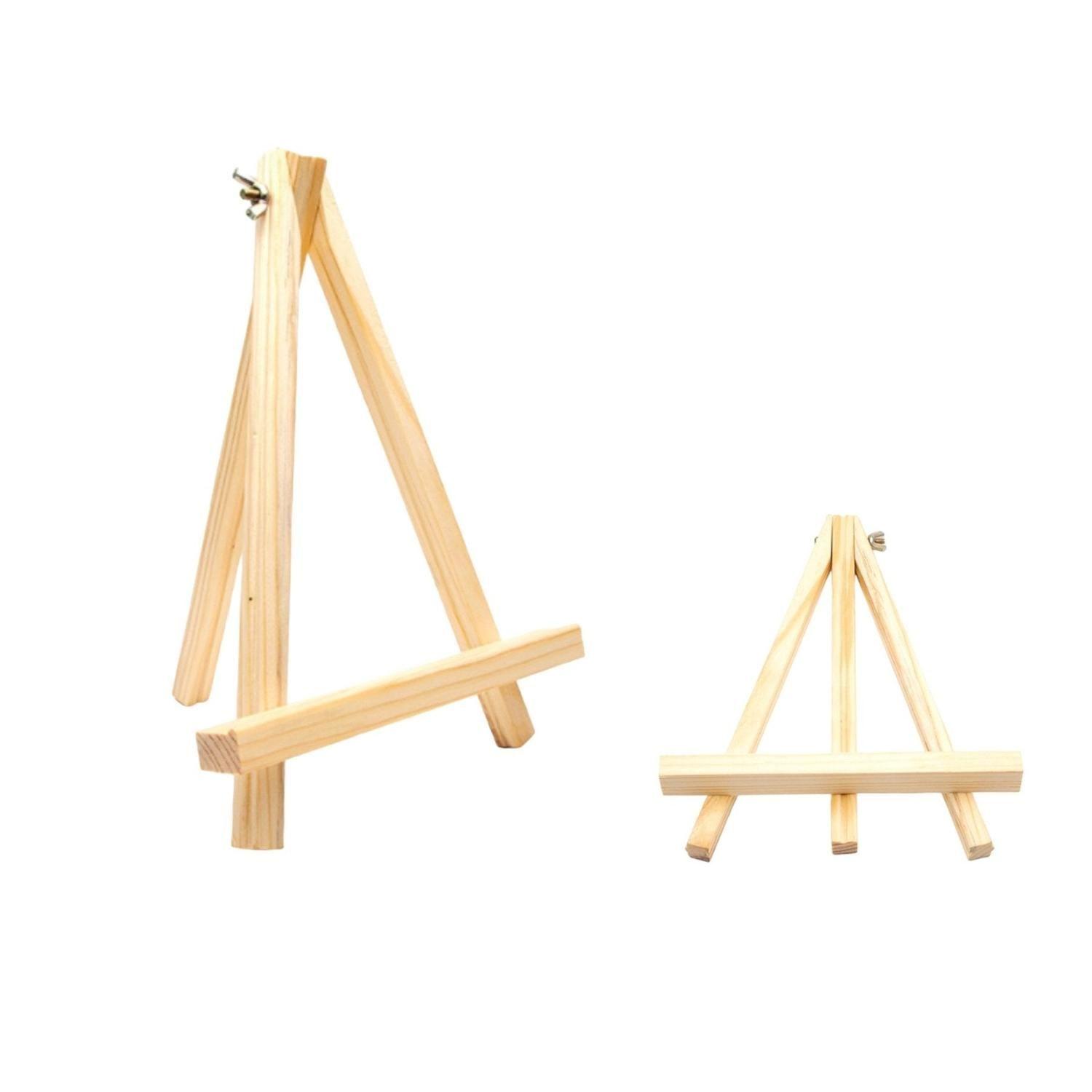 Atril Caballete Pino para Pintar y Exhibir 9x16cm-1