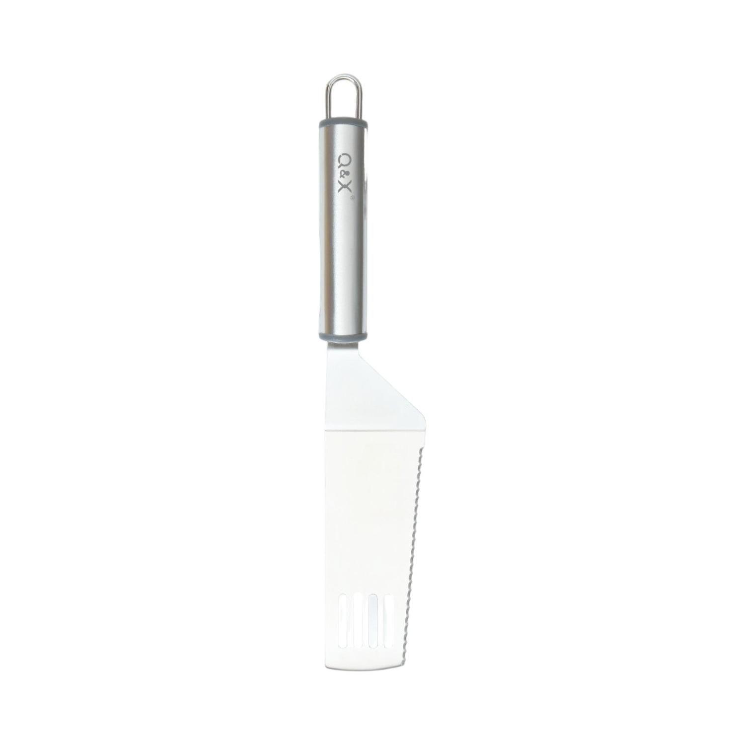 TXM29-33 Espatula para torta con dientes con mango ovalado 27.5X4.8CM-1