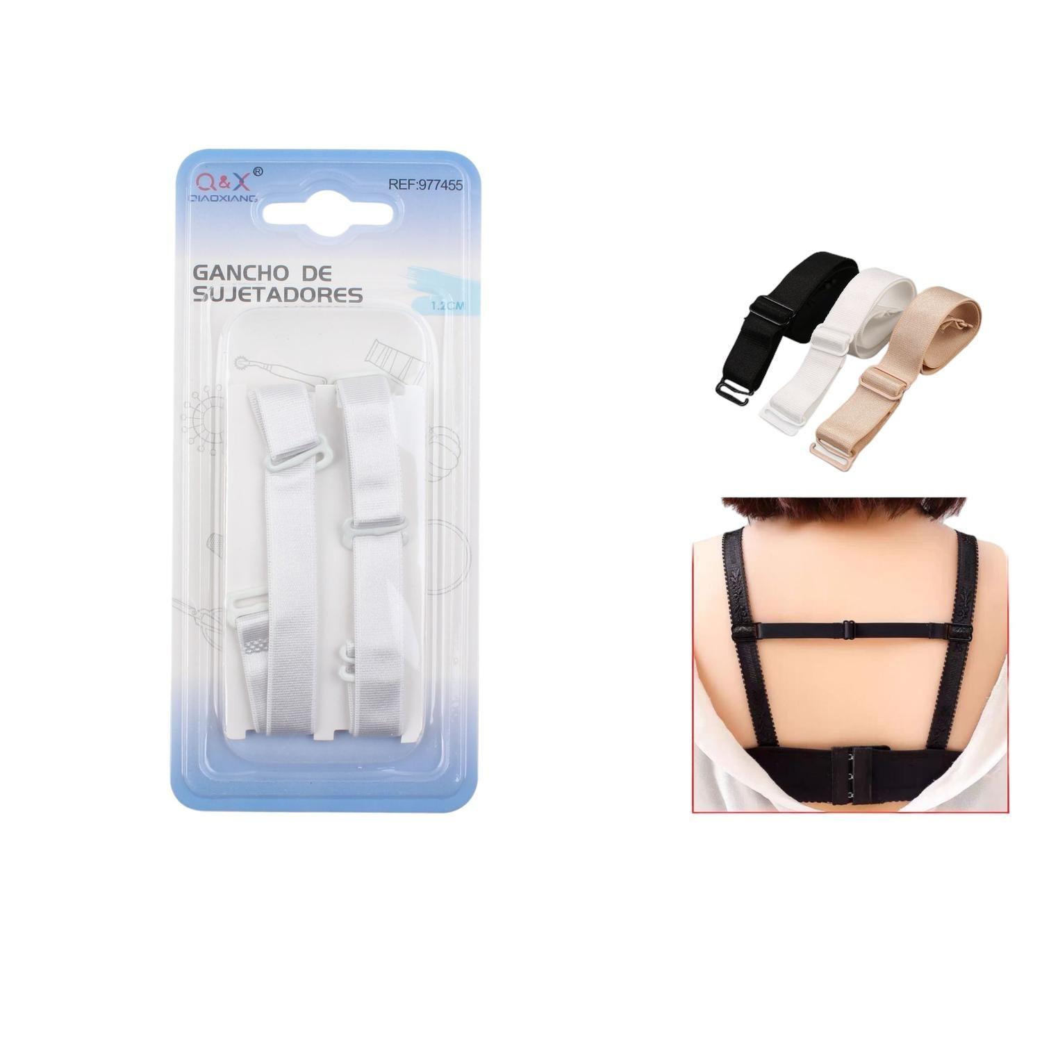 Tirante Sujetador Tela 1.2Cm Arroz Blanco Y Negro-0