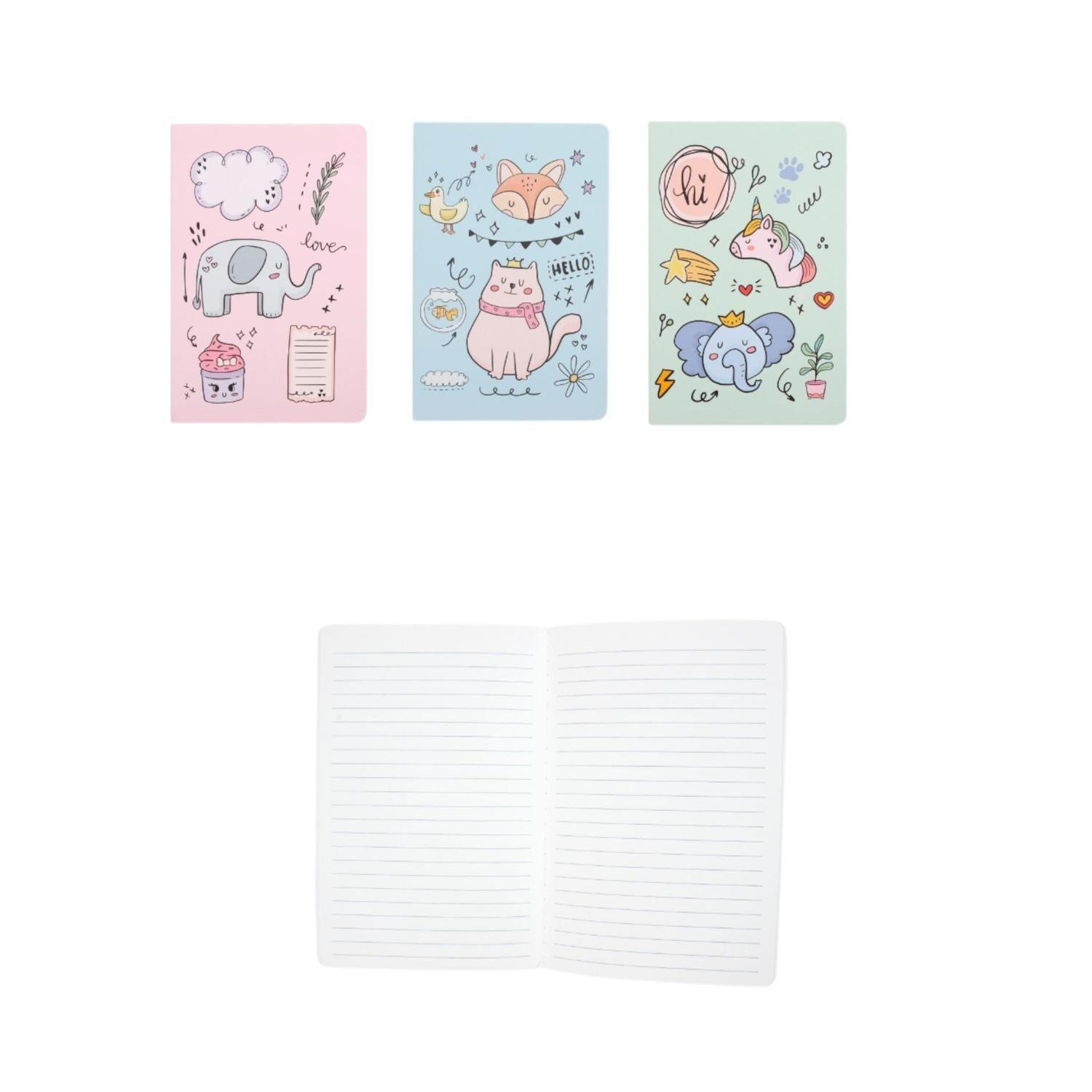 BL12614A5-1-4 - Cuaderno con costura 20.5 x 14.5 cm-2