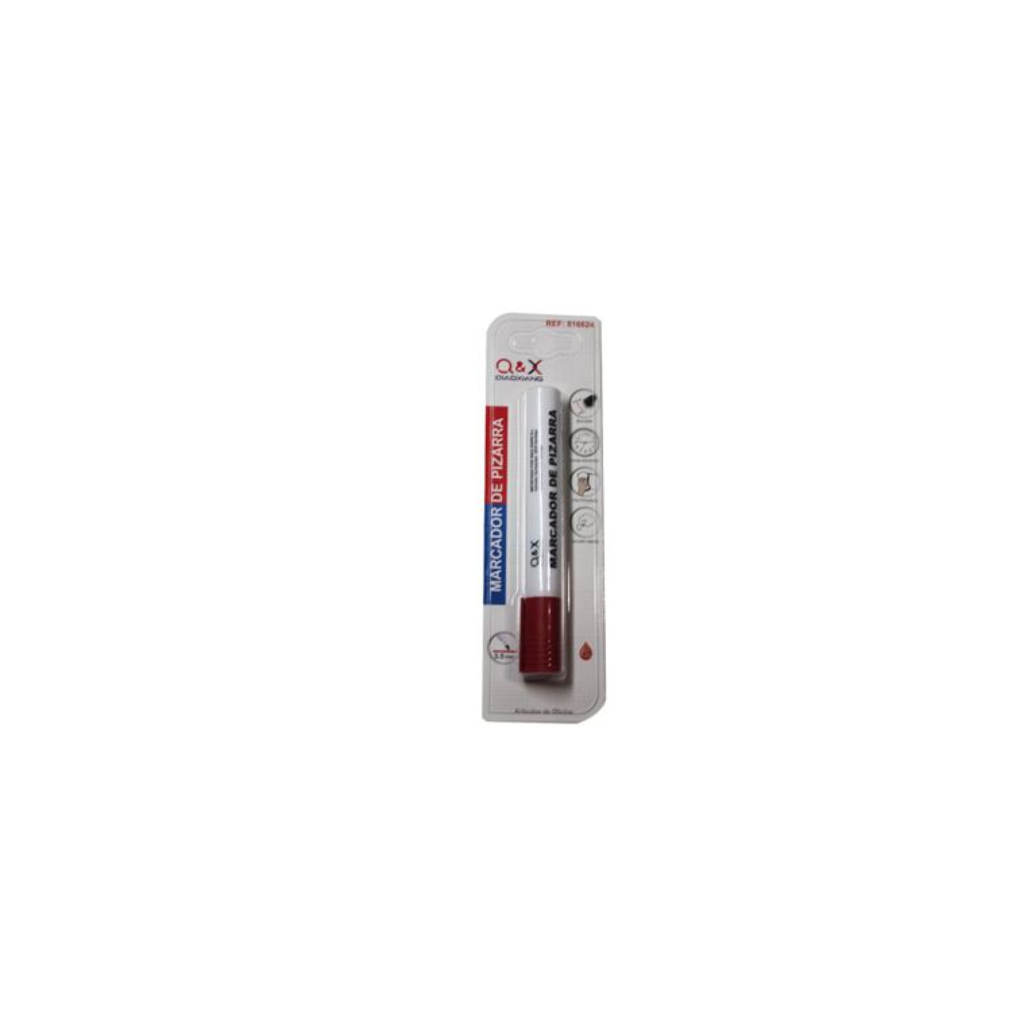 Marcador Pizarra Rojo 3,0Mm-0