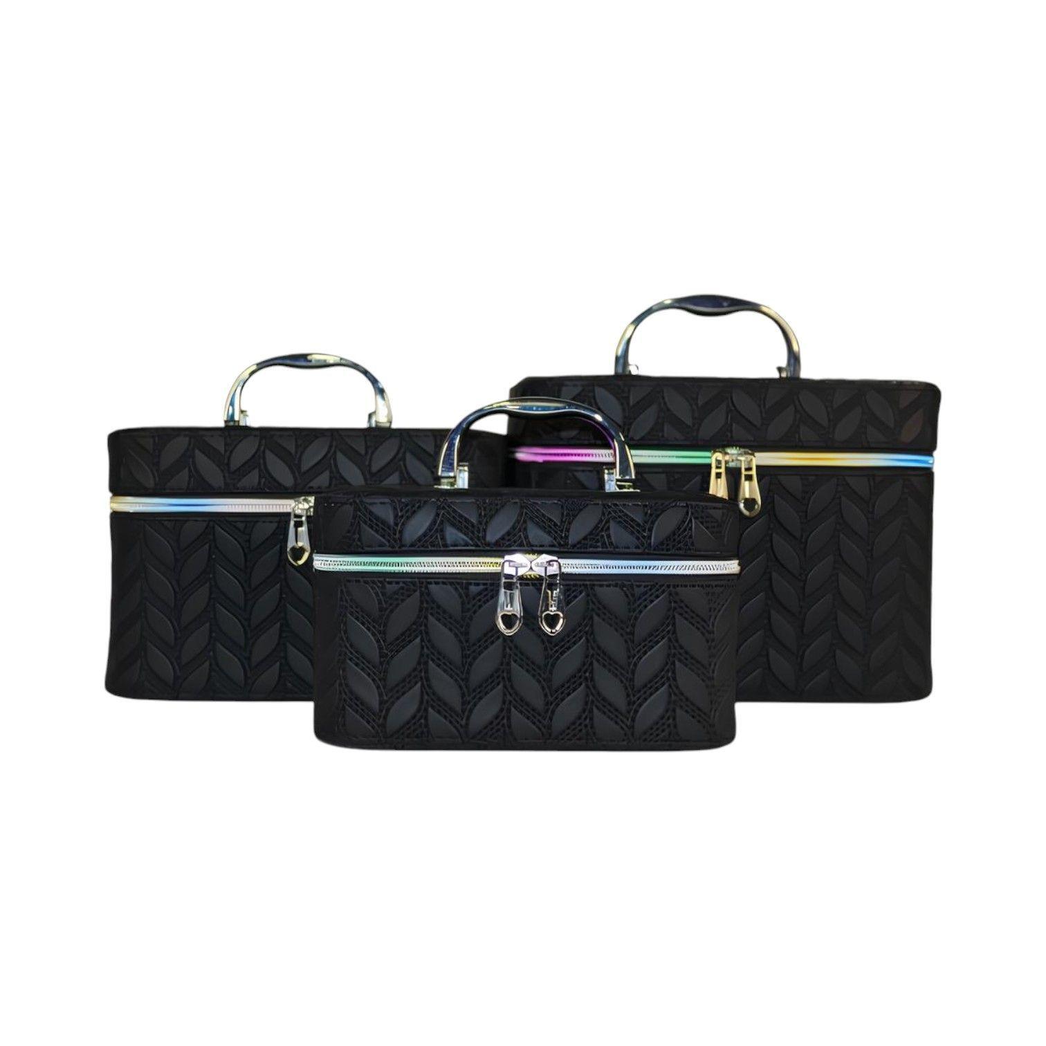 Juego De Neceseres De Tres Piezas 8014-3 (Serie De Hojas Degradadas)-0