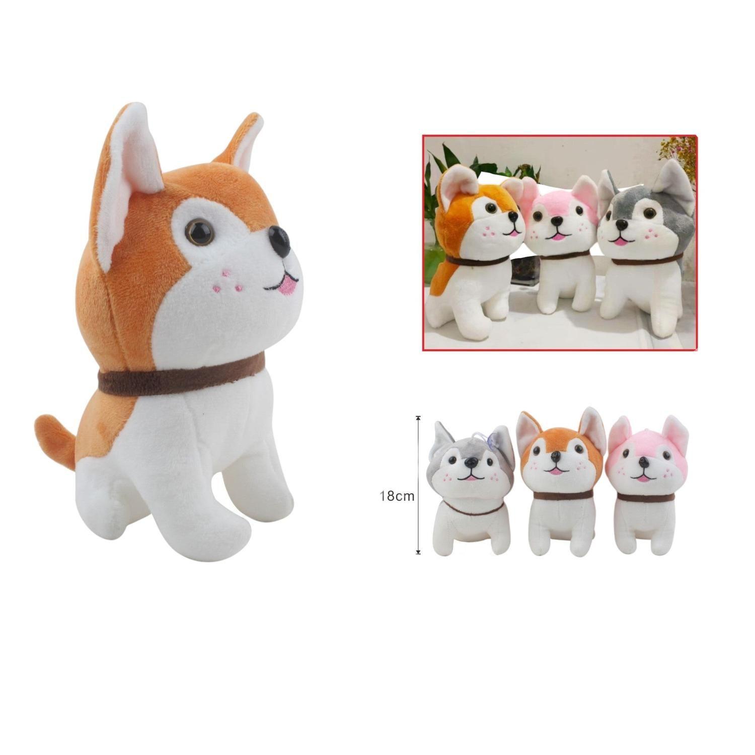 Peluche de perro siberiano-1