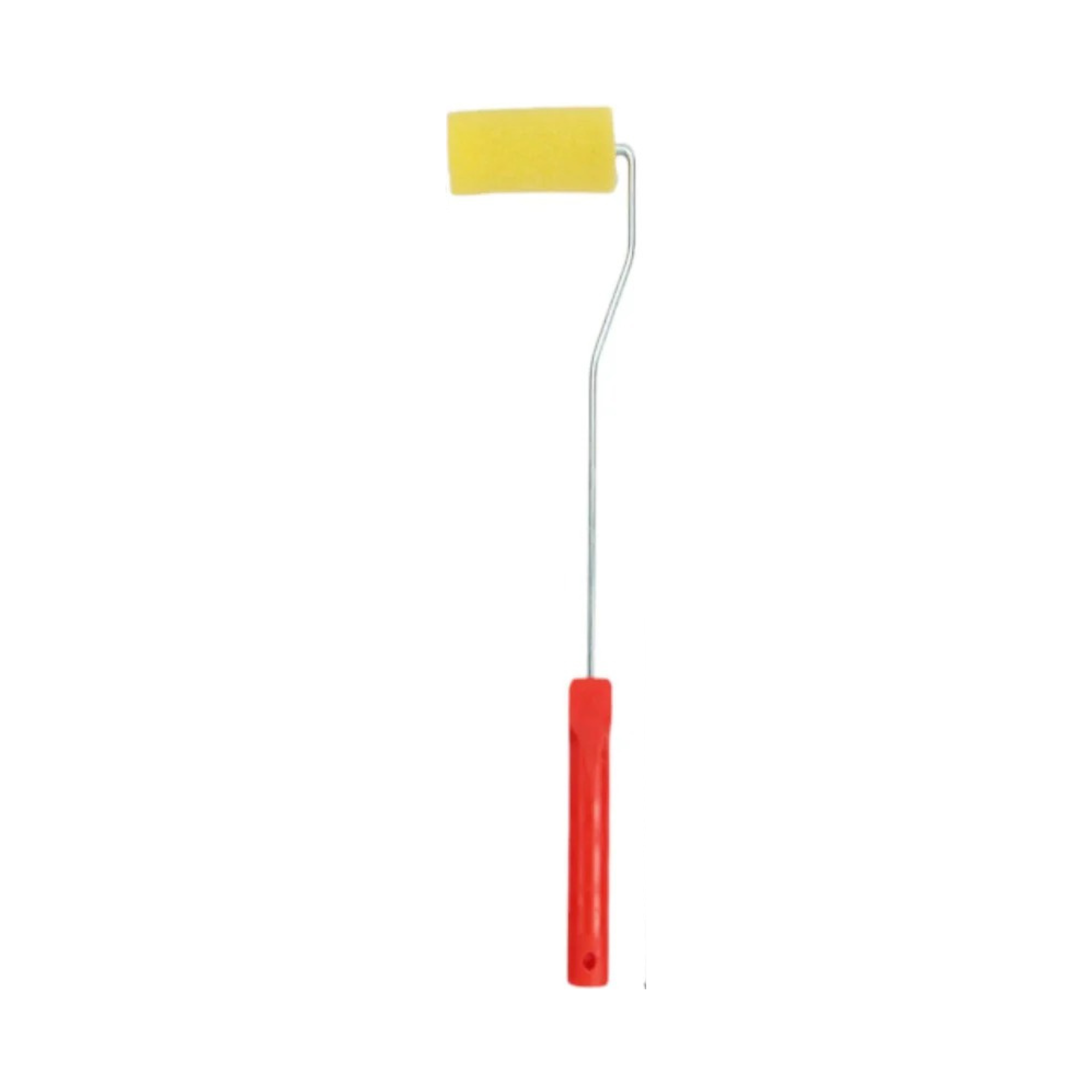 Pequeño Cepillo De Rodillo De Esponja Acabado 4*30 De 2 Pulgadas Pequeño Con Mango Amarillo-0