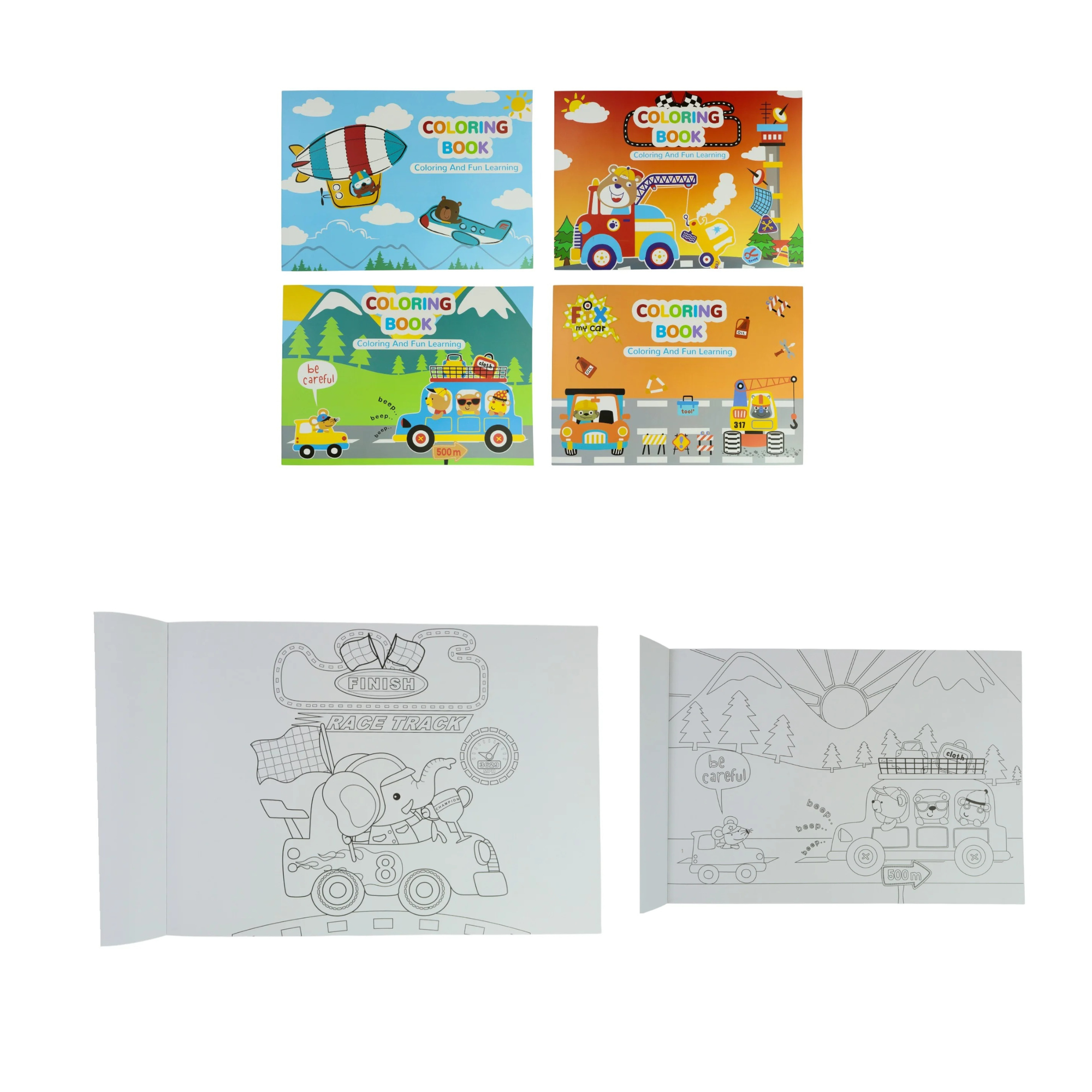 TS13468A3-1-4 - Cuaderno para colorear 25x35 cm (horizontal)-2