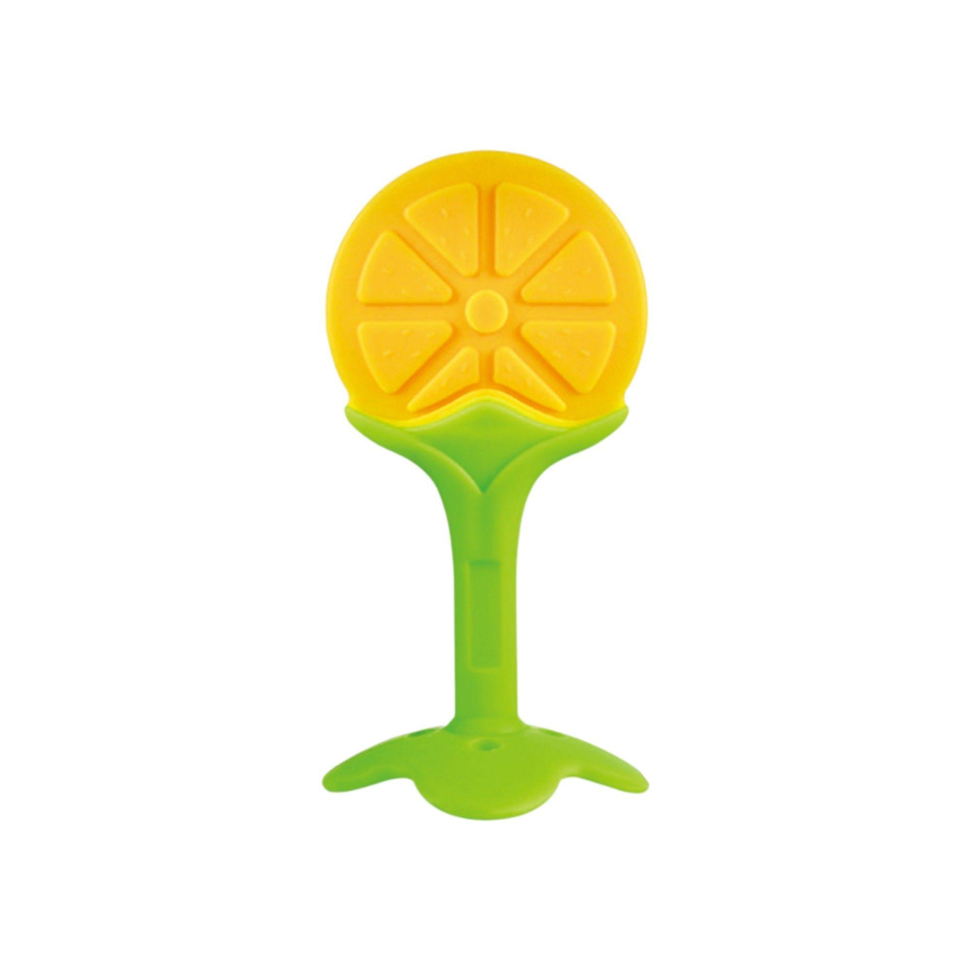 Mordedor de Frutas para Bebé | Silicona Suave y Segura | Diseño Ergonómico -0