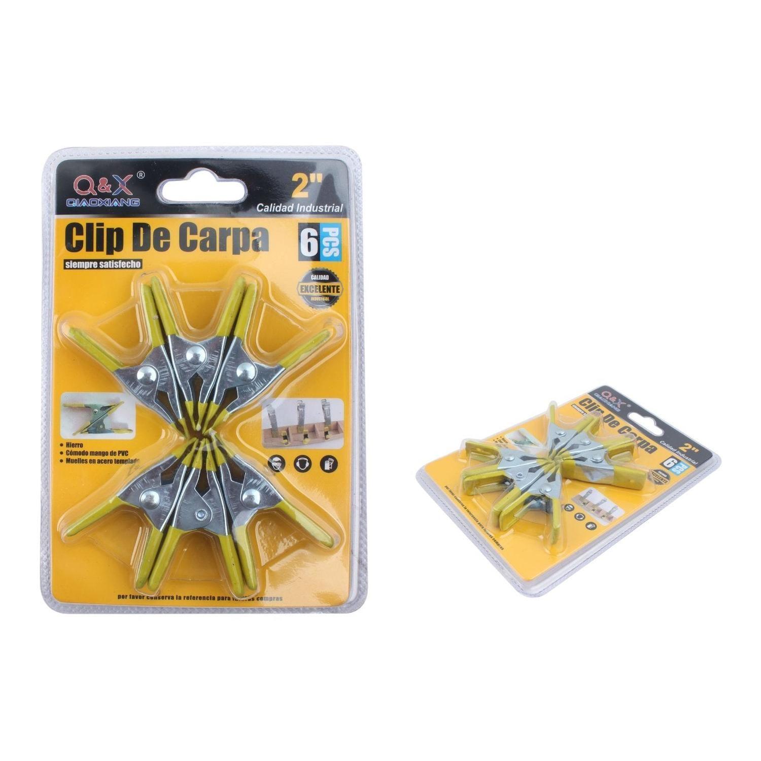 Clip De Tienda De Campa?a De Pl¨¢stico Sumergido De 6 Piezas De 2Pulgada-0