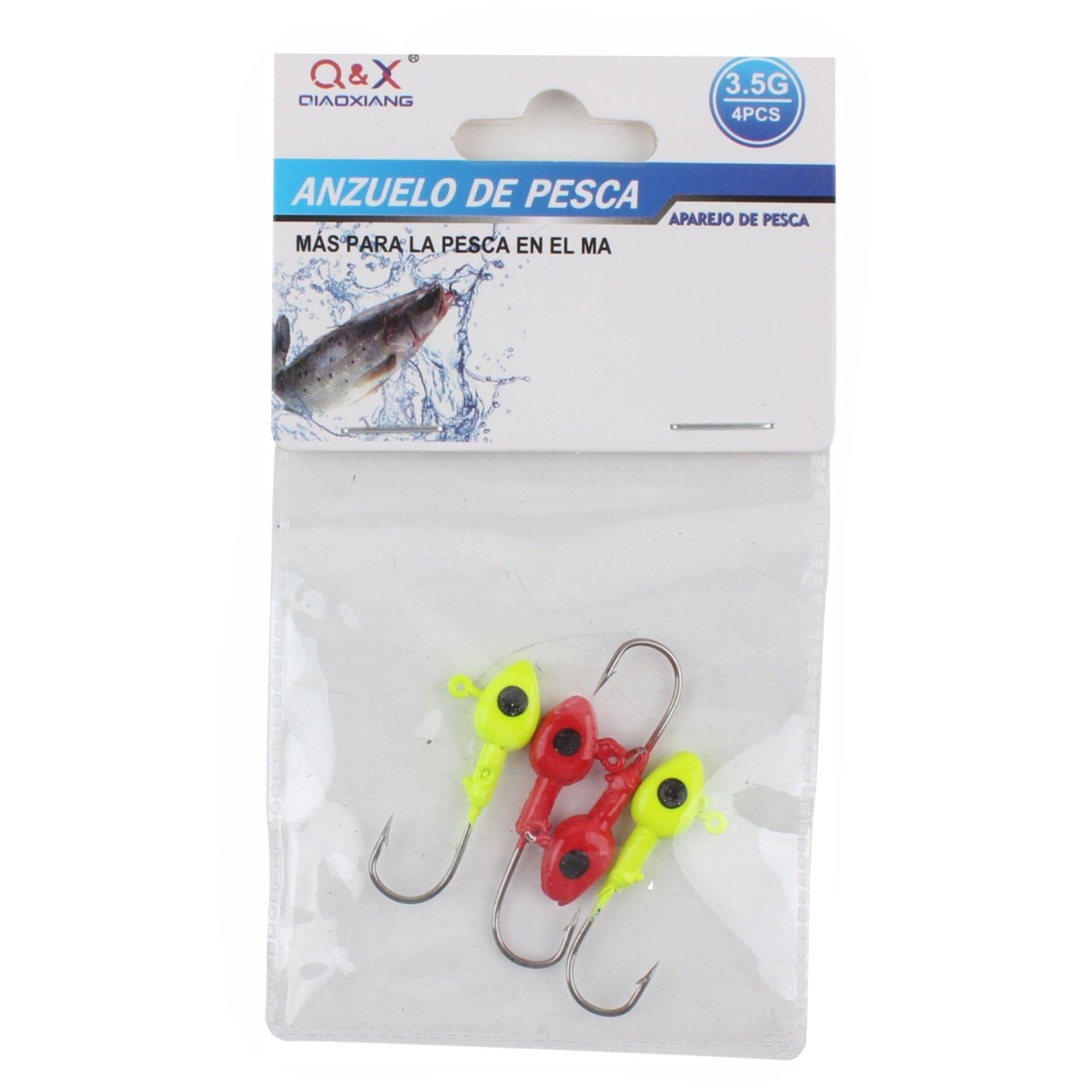 Anzuelo De Plomo Cabeza Triangular 3,5G 4Uds-2